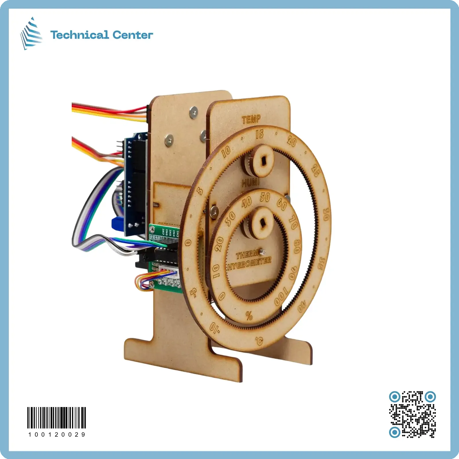 robot-(قياس  درجة الحرارة والرطوبة)