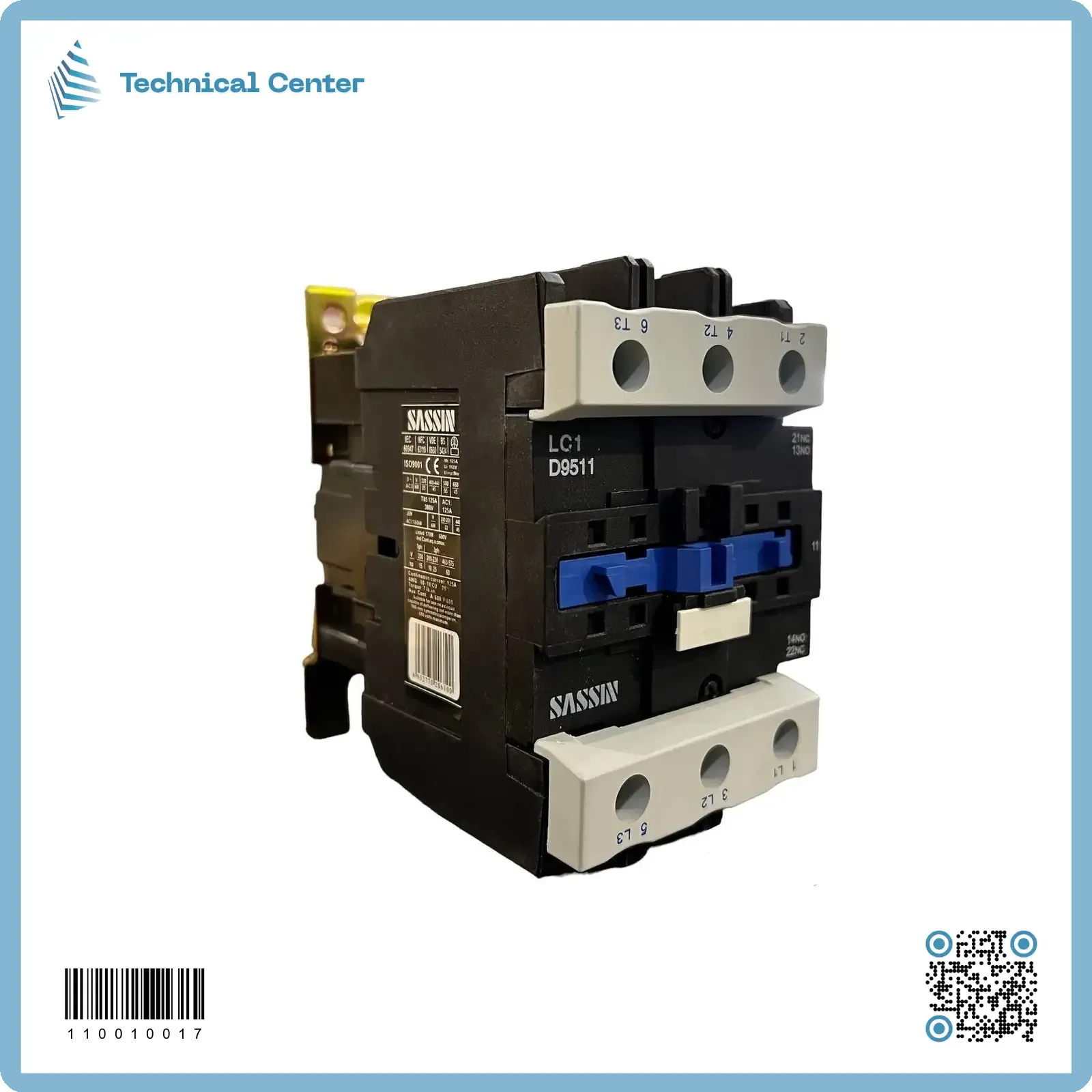 كونتكتر(125A-220V) ساسين