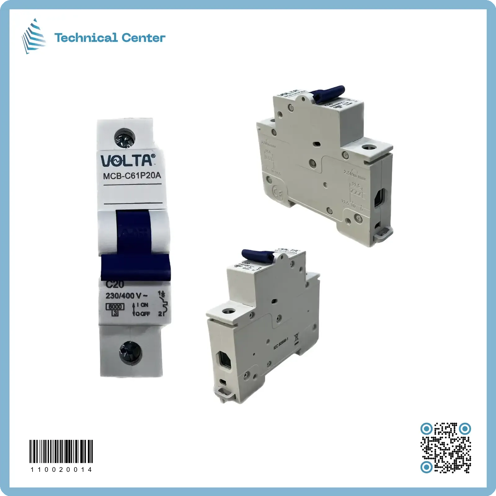 قاطع دورة (1P-20A)(اسوارVOLTA)