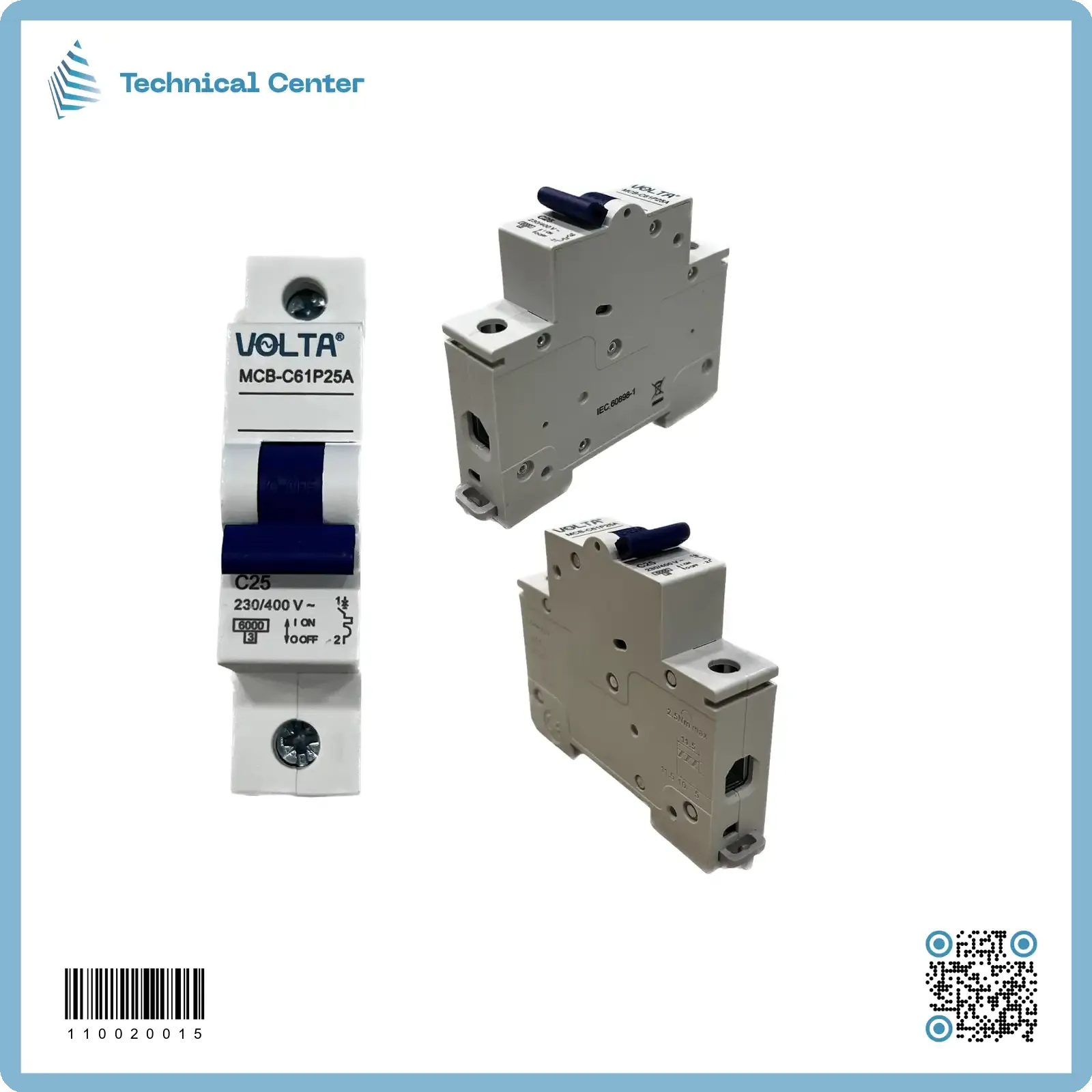 قاطع دورة (1P-25A)(اسوارVOLTA)