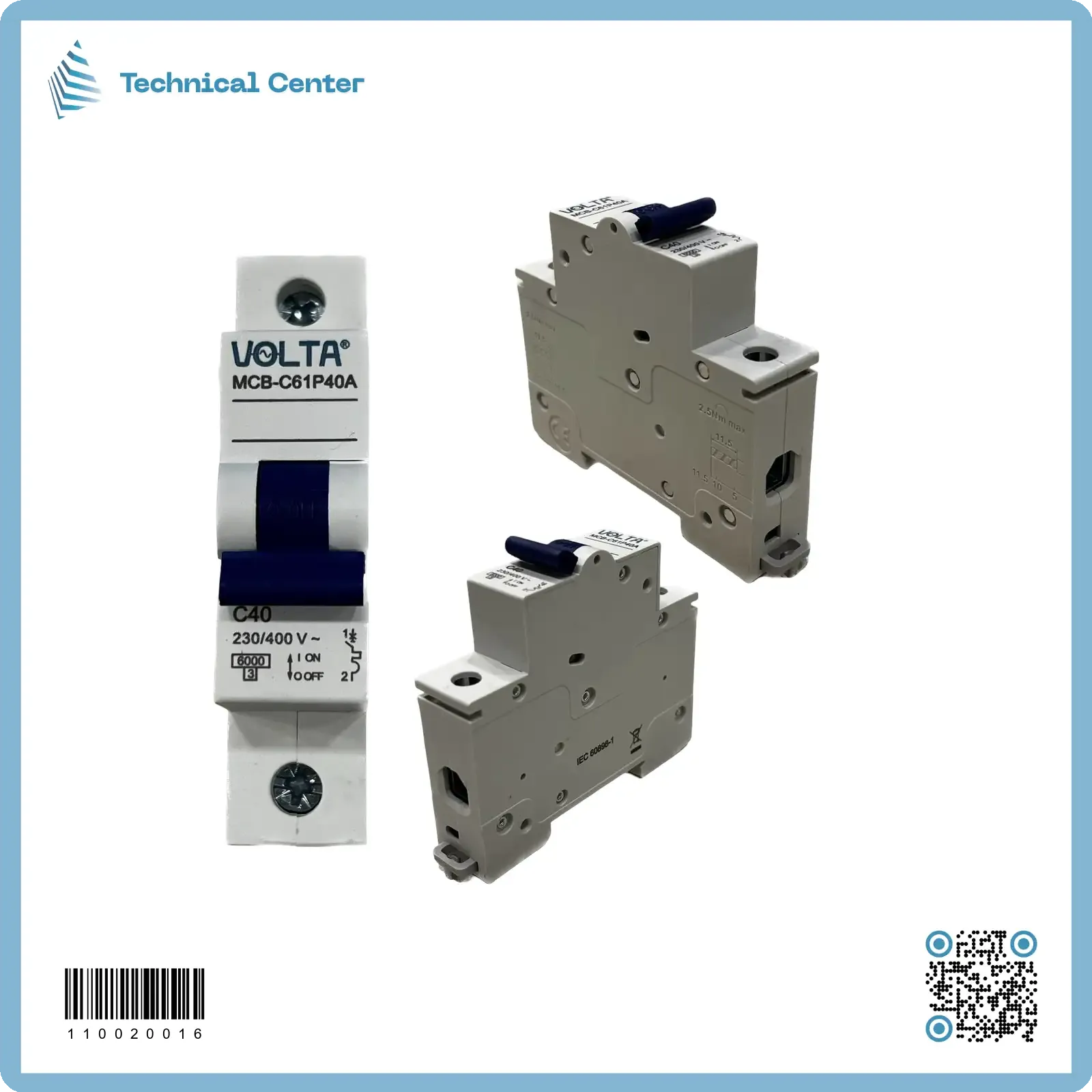 قاطع دورة (1P-40A)(اسوارVOLTA)
