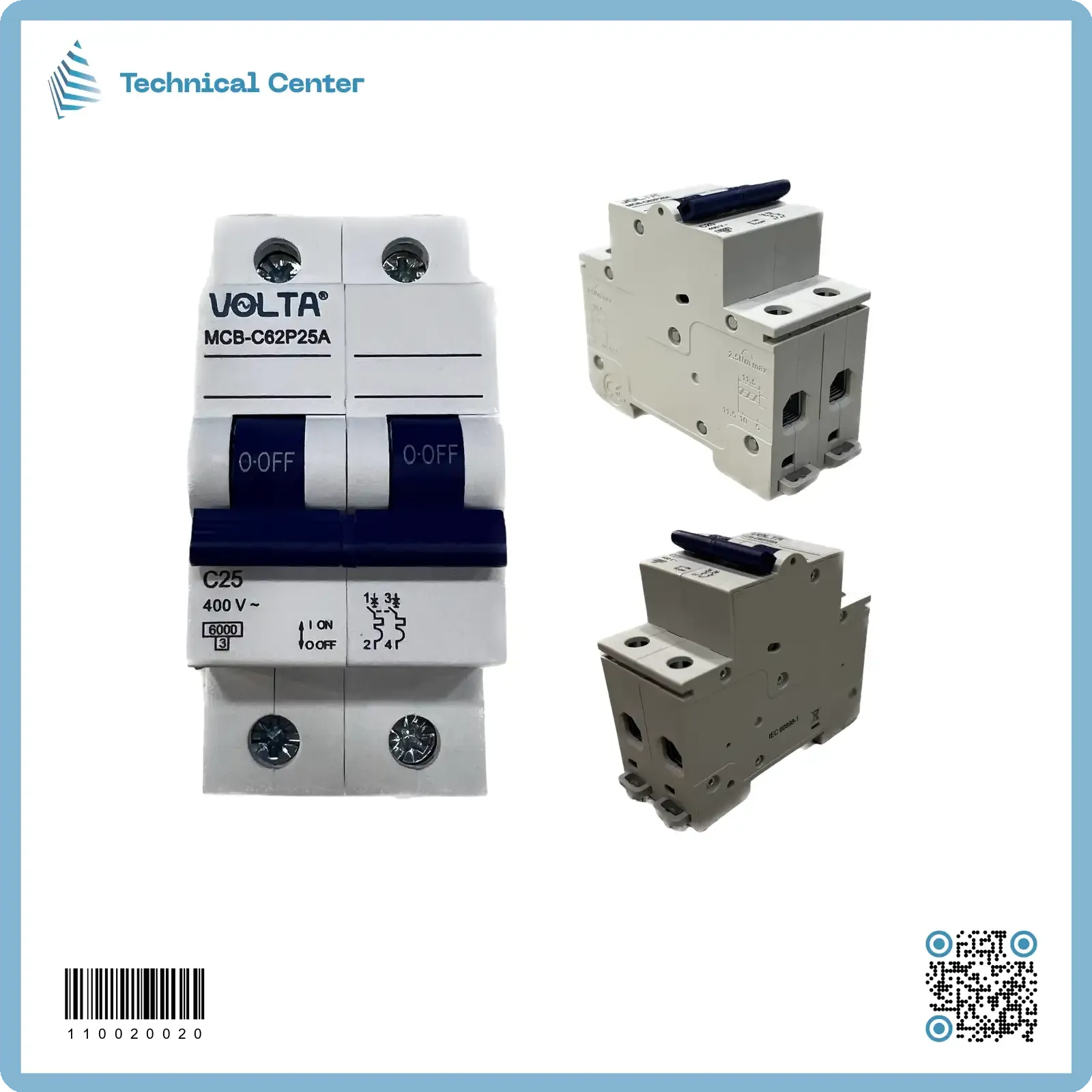 قاطع دورة (2P-25A)(اسوارVOLTA)