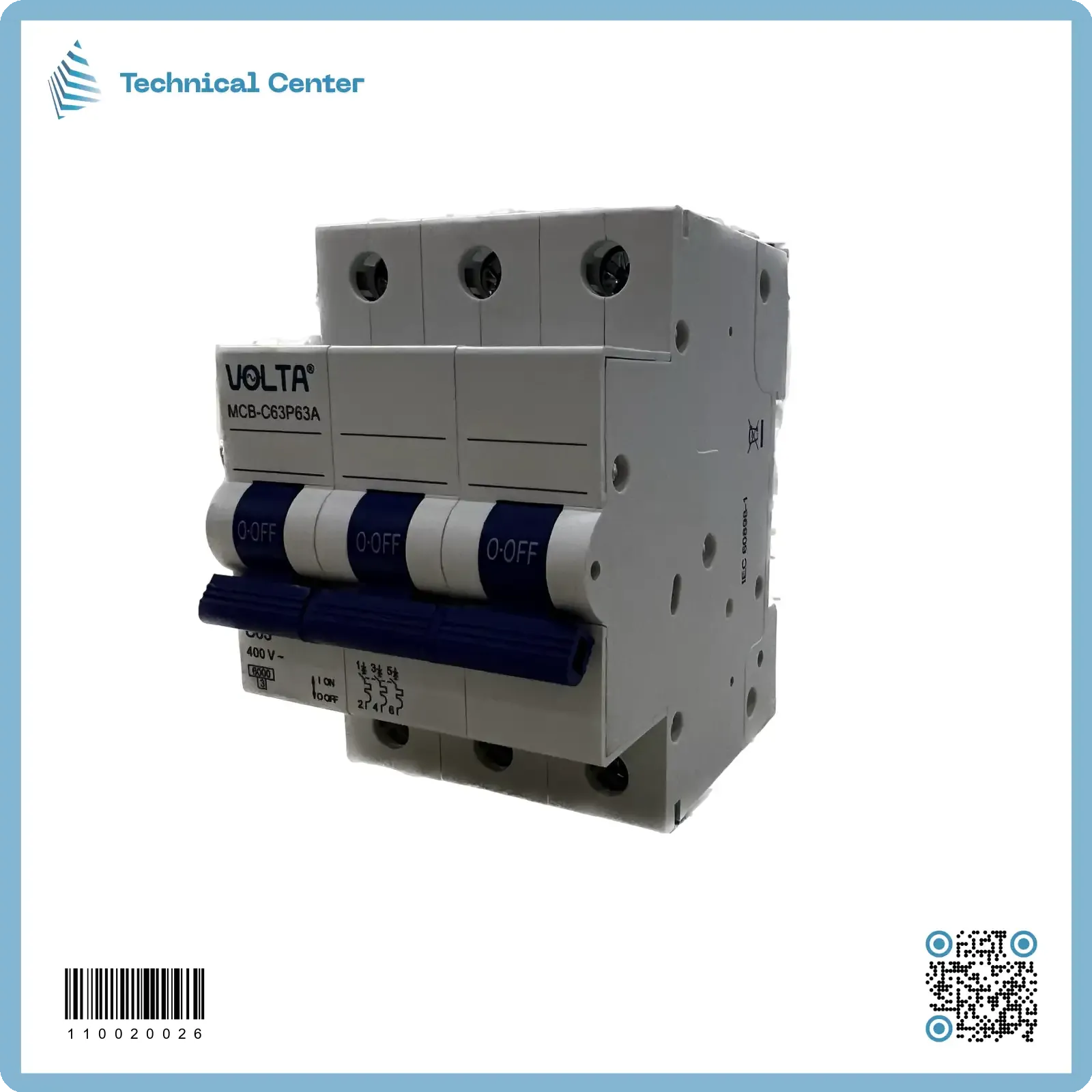 قاطع دورة (3P-63A)(اسوارVOLTA)