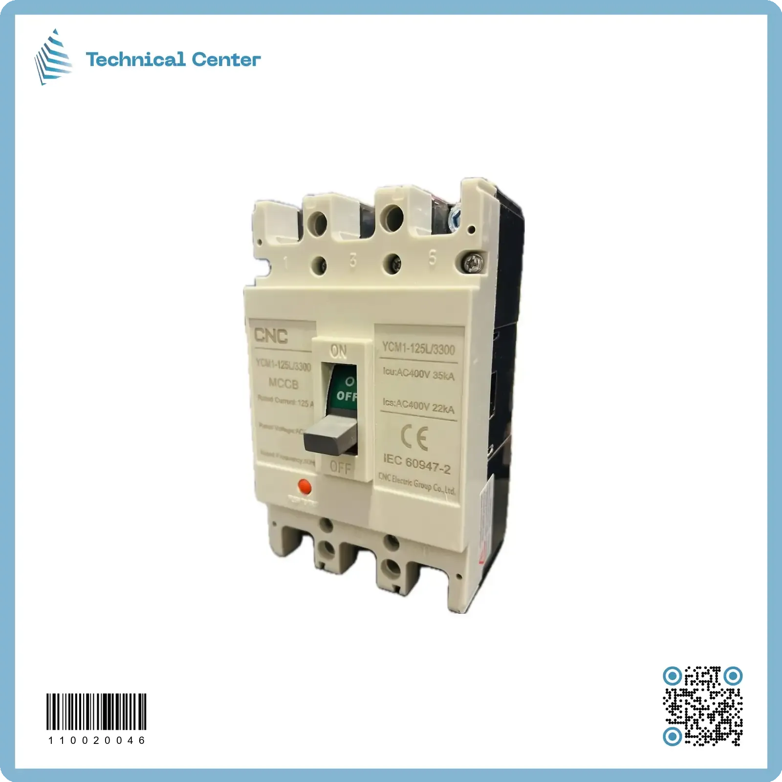 قاطع ثلاثي (CNC-YCM1-L-125A)