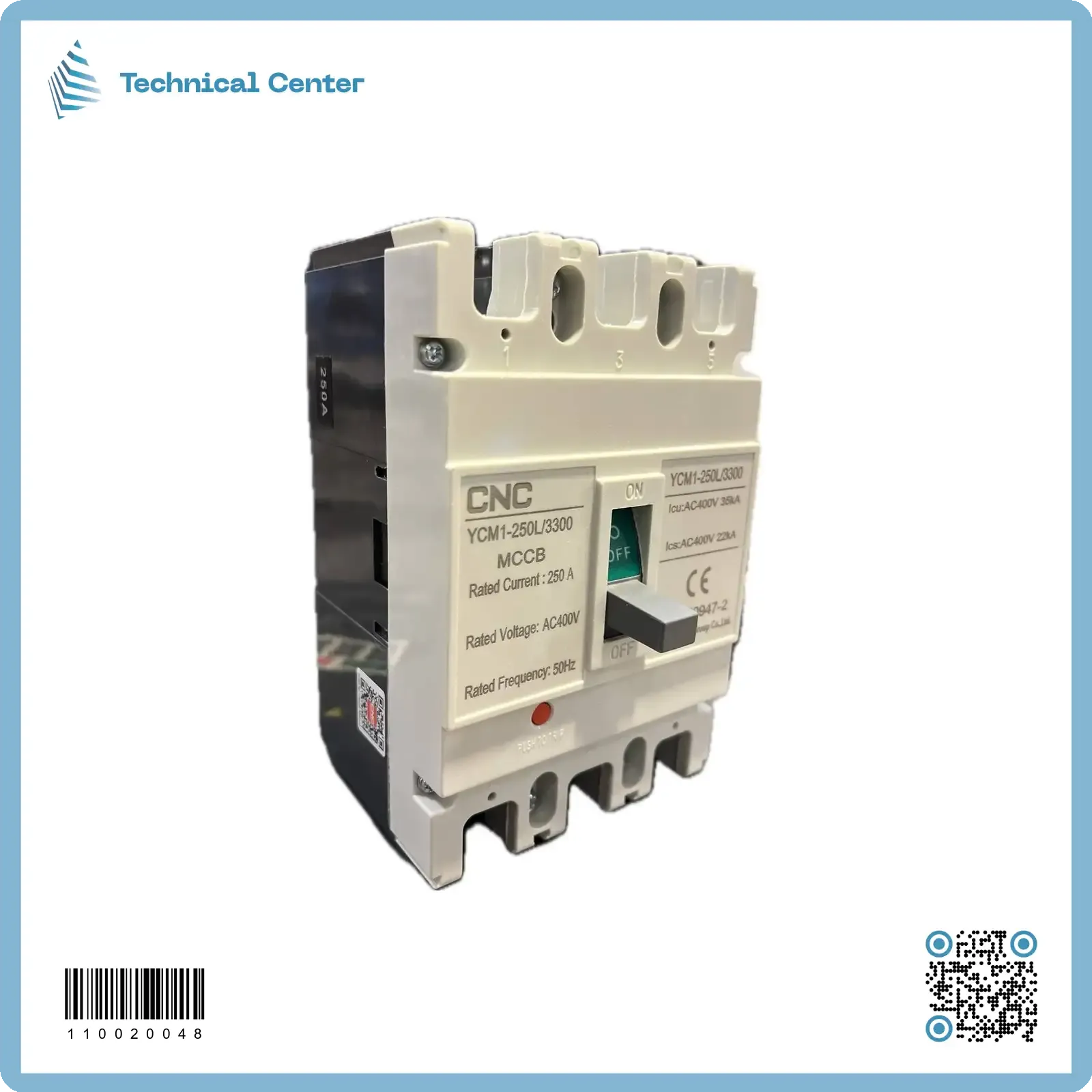 قاطع ثلاثي (CNC-YCM1-L-250A)