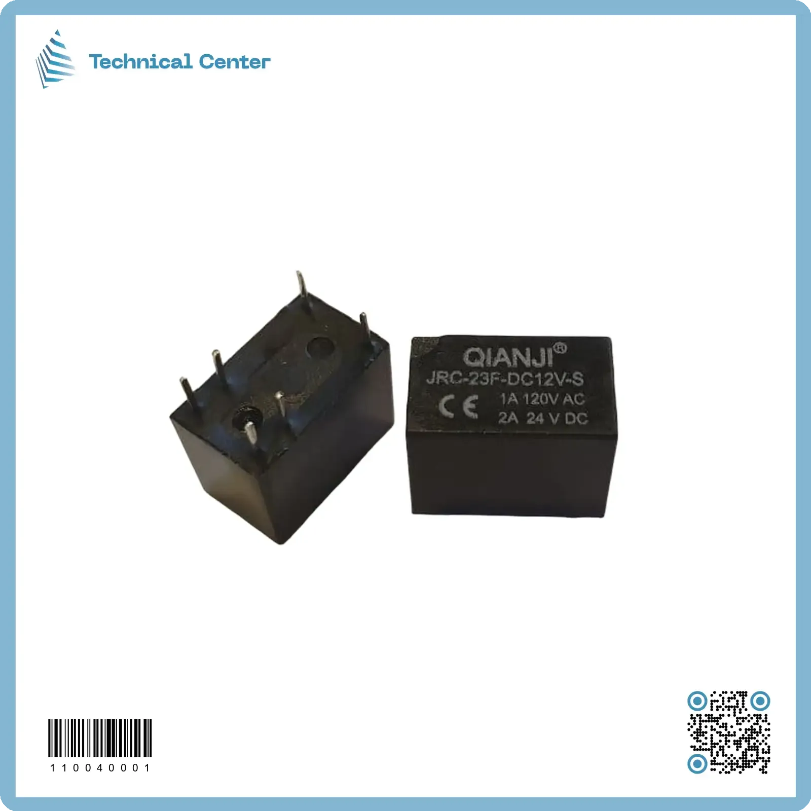 (6pin)(JRC-23F 1Z)12V-2A رلي