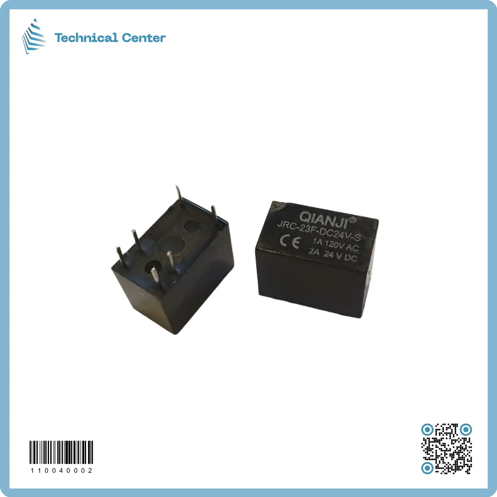 (6pin)(JRC-23F 1Z)24V-2A رلي