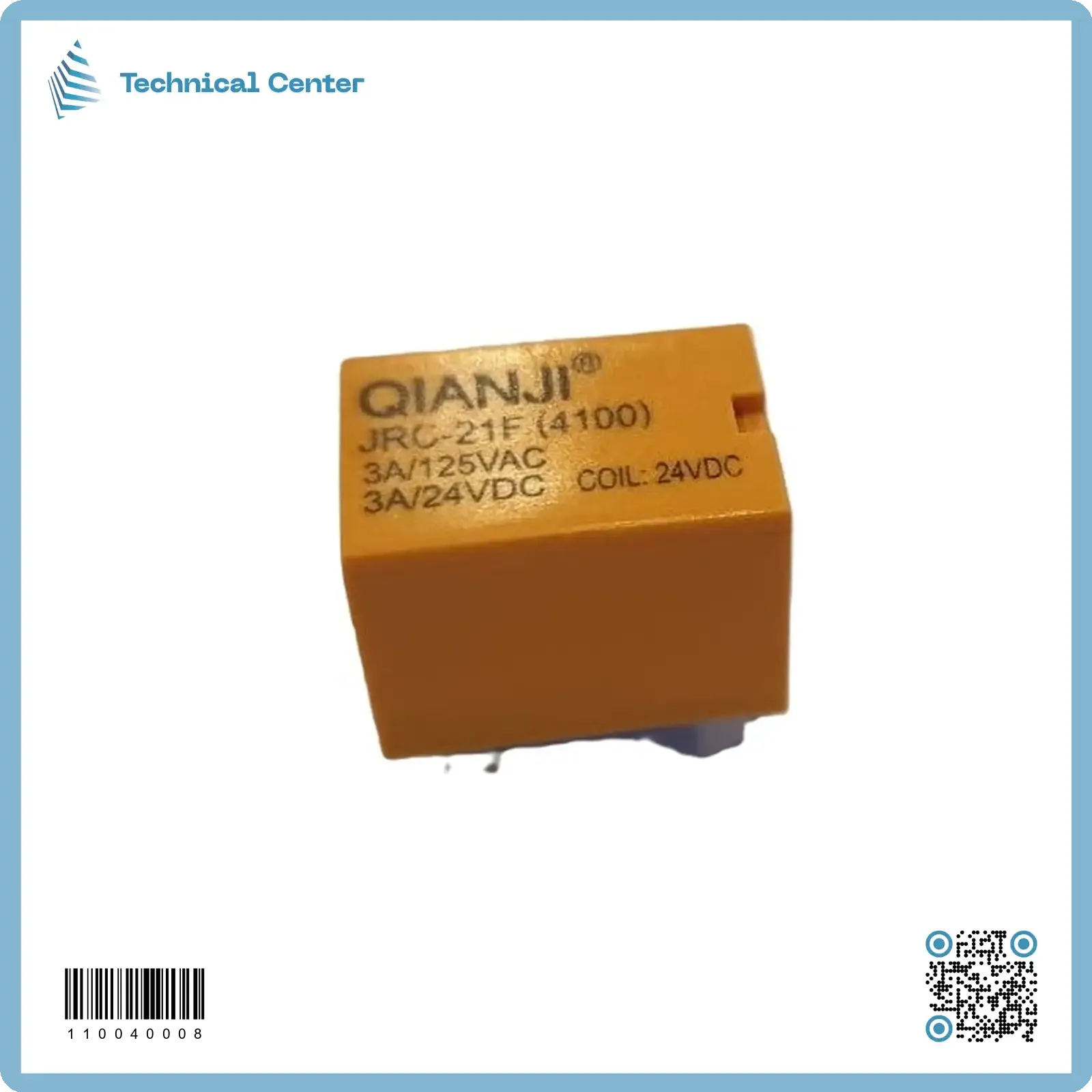 (6pin)(JRC-21F-4100)24V-3A رلي