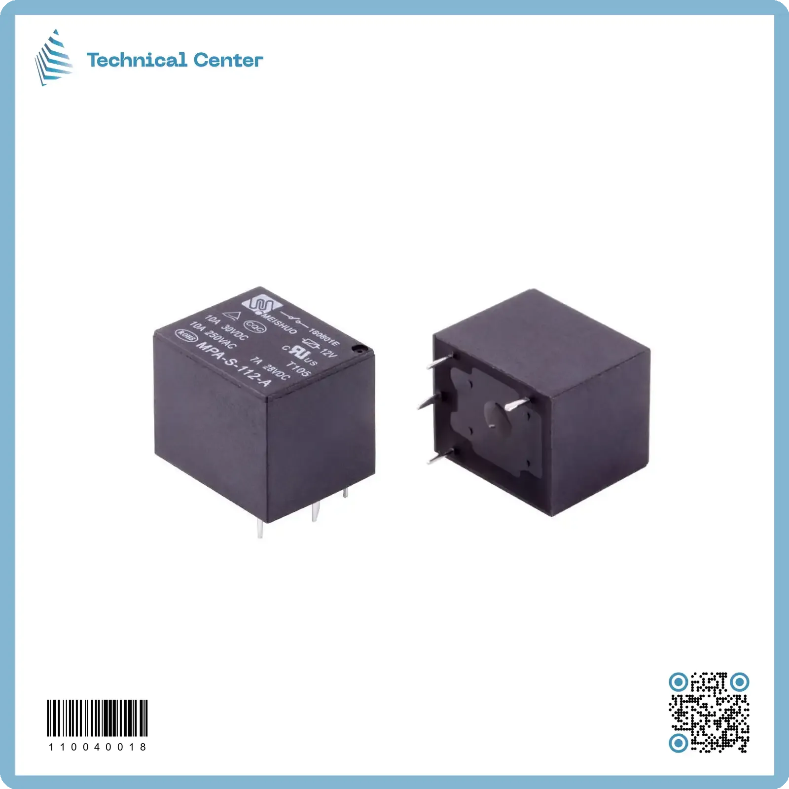 (5pin)(JZC-23F-4123)12V-10A رلي