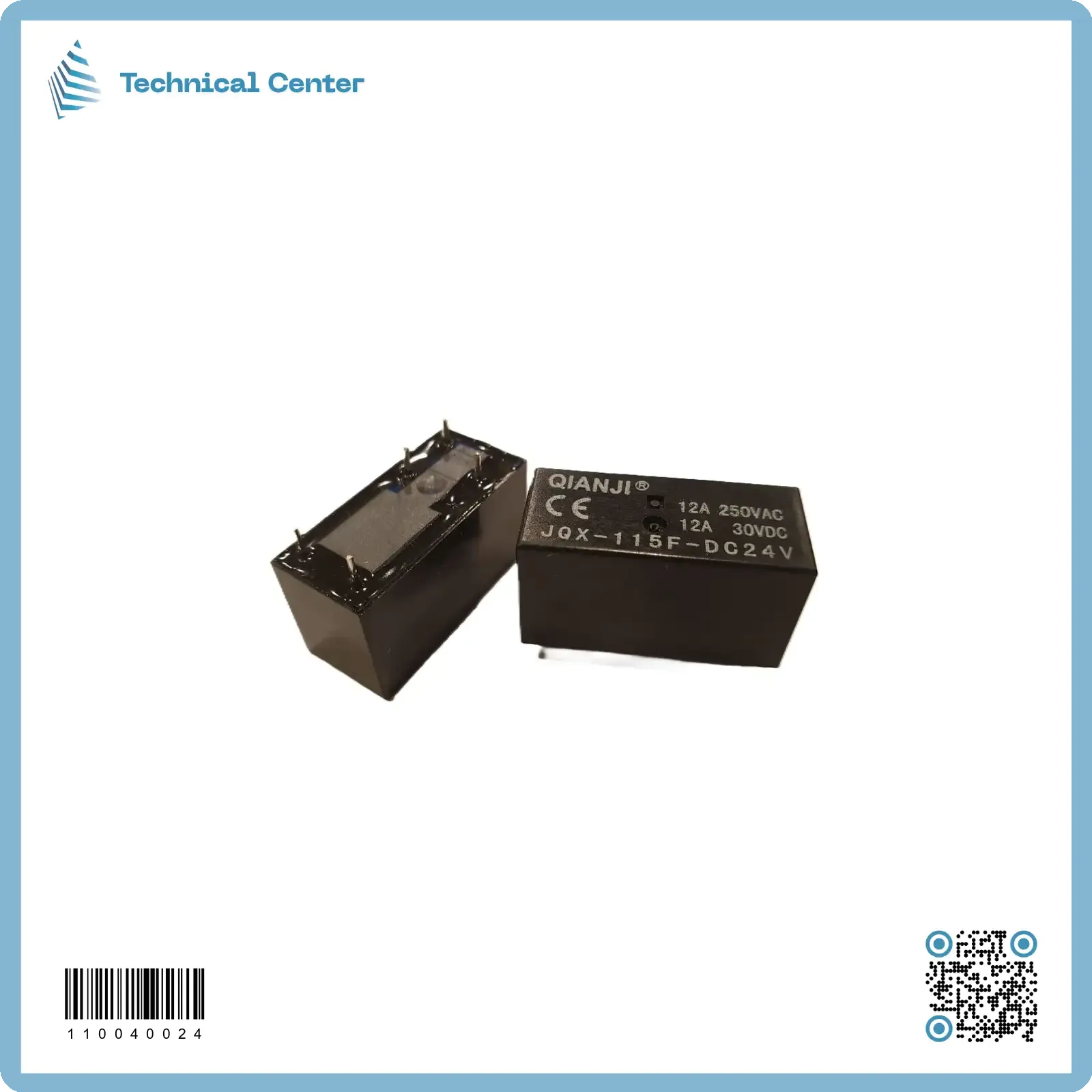 (5pin)(JQX-115F 1Z)24V-12A رلي