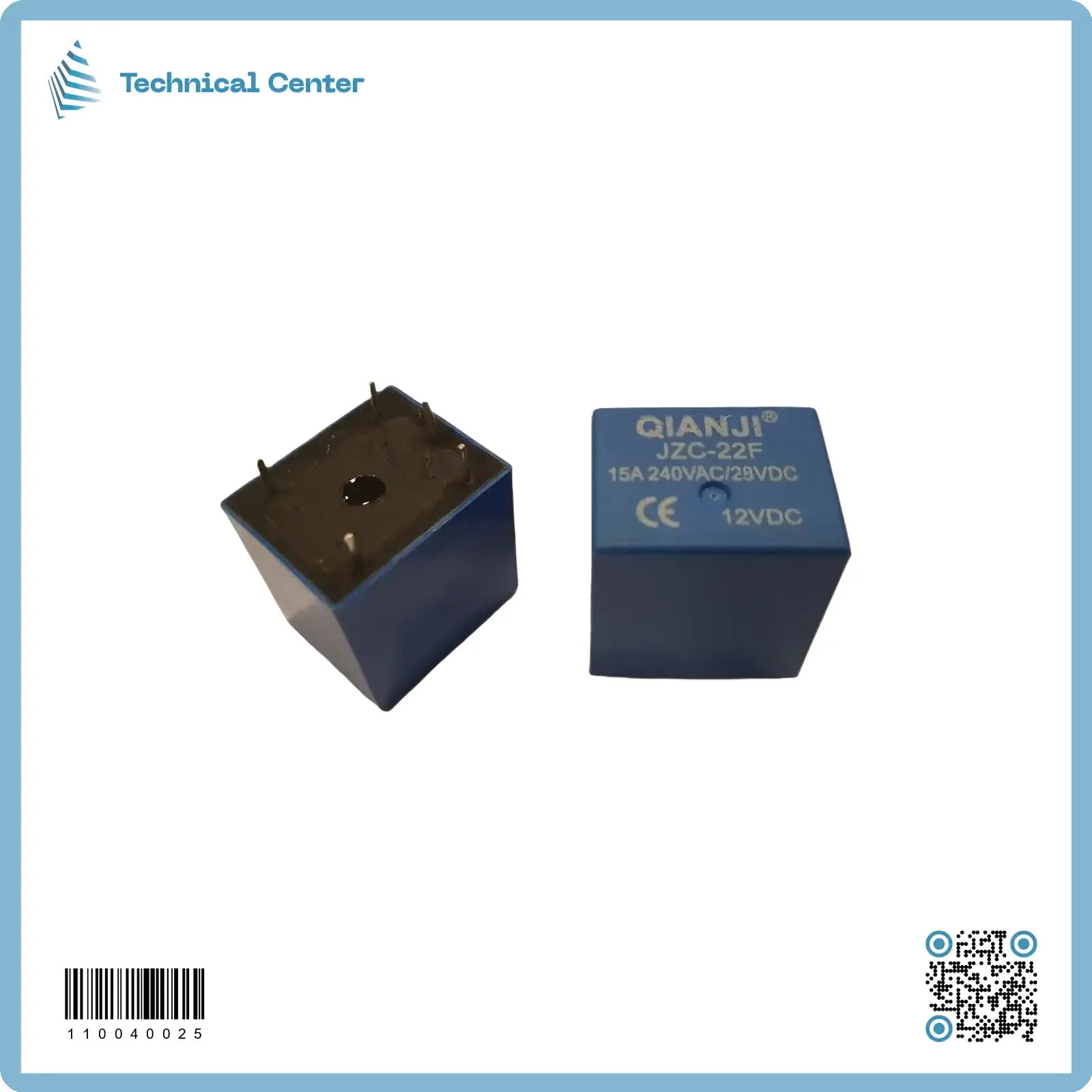 (5pin)(JZC-22F 1Z)12V-15A رلي