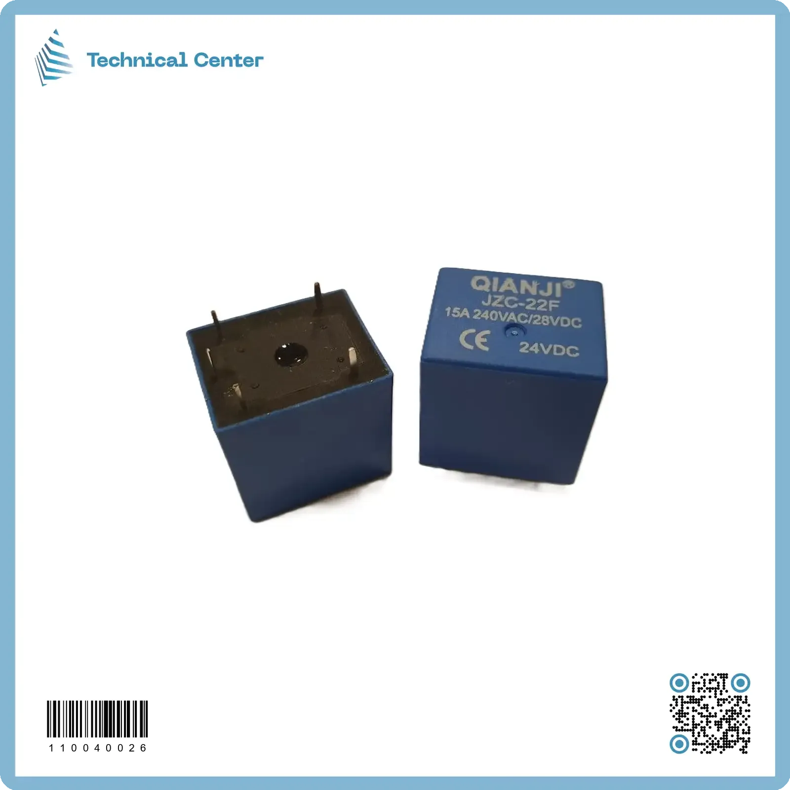 (5pin)(JZC-22F 1Z)24V-15A رلي