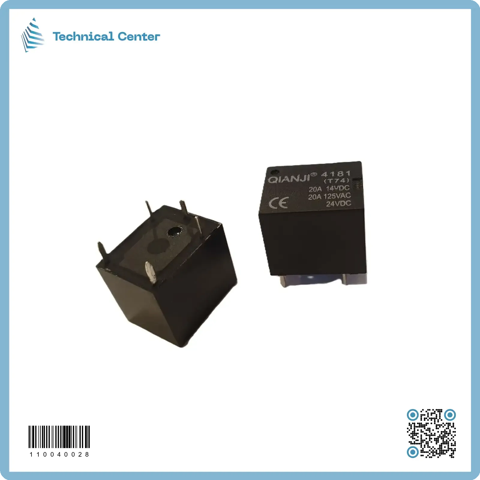 (5pin)(T74)24V-20A رلي