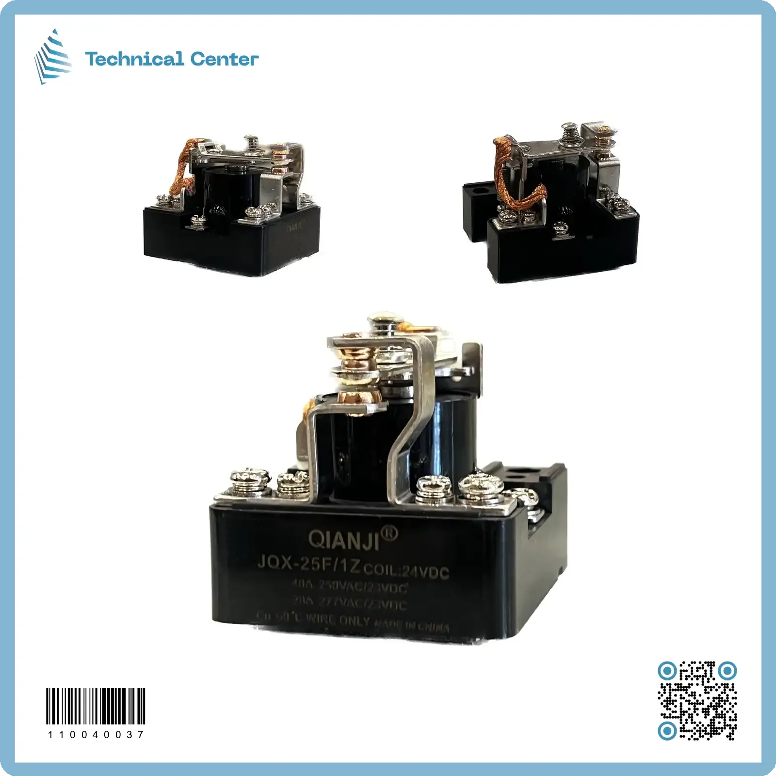 (JQX-25F 1Z)24V-40A رلي
