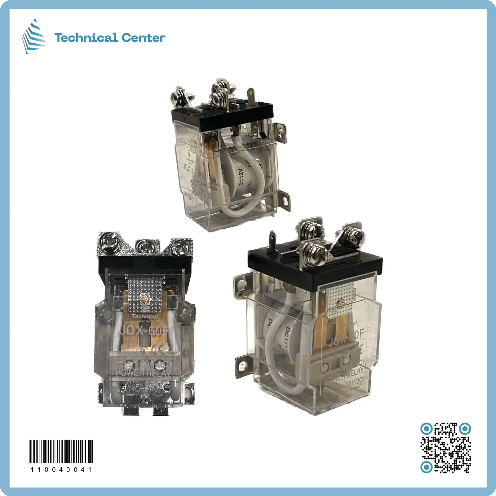 (JQX-60F 1Z)12V-60A رلي