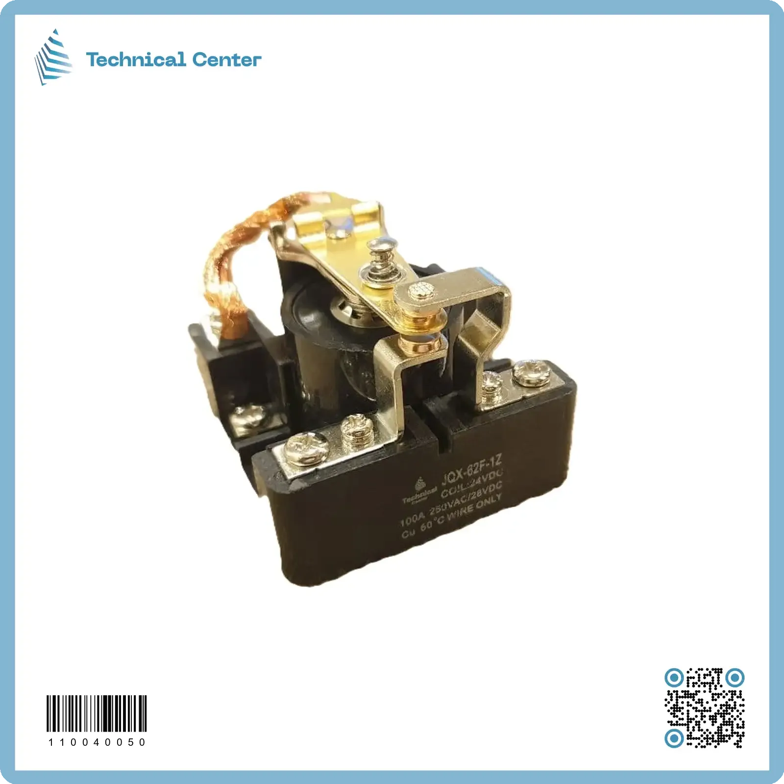 (JQX-62F 1Z)24V-100A رلي