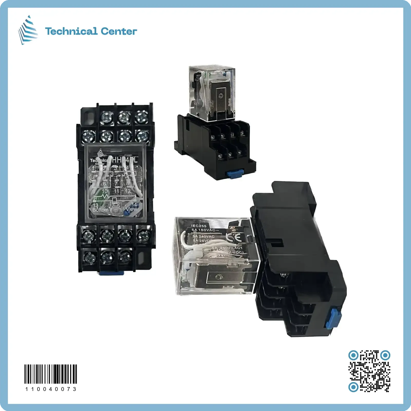 (14pinقاعدة )+(HH54L)24VDC رلي