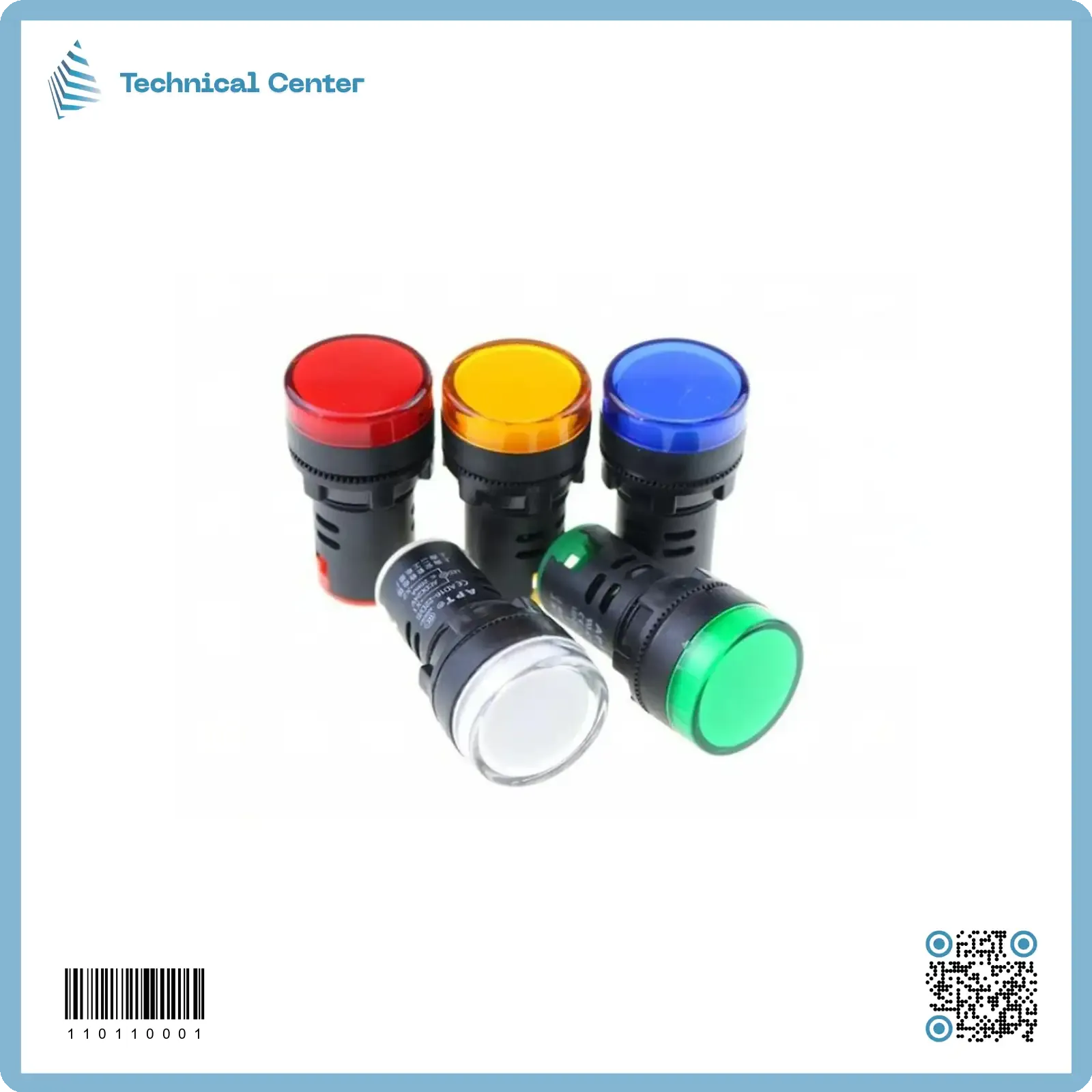 مصباح اشارة صناعي كبير(220V)(28mm)