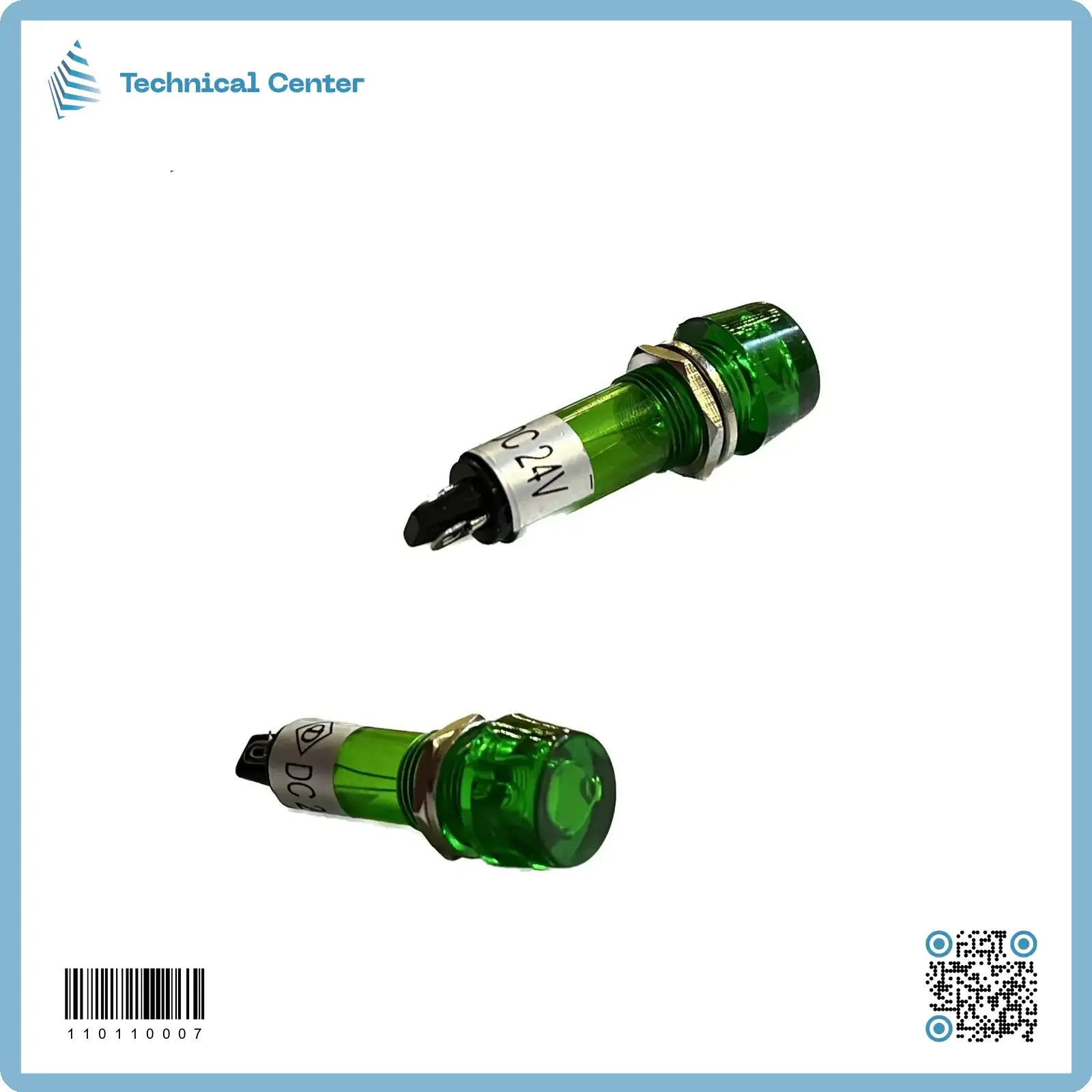 مصباح اشارة (GYR-24V)(10mm)