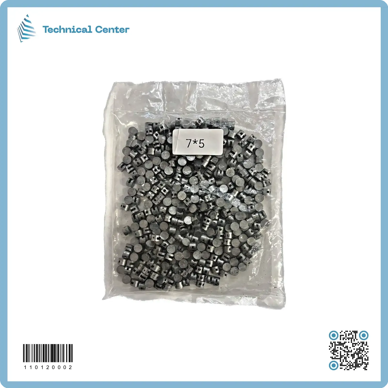 ختم رصاصmm(7x5)(كيس500غم)