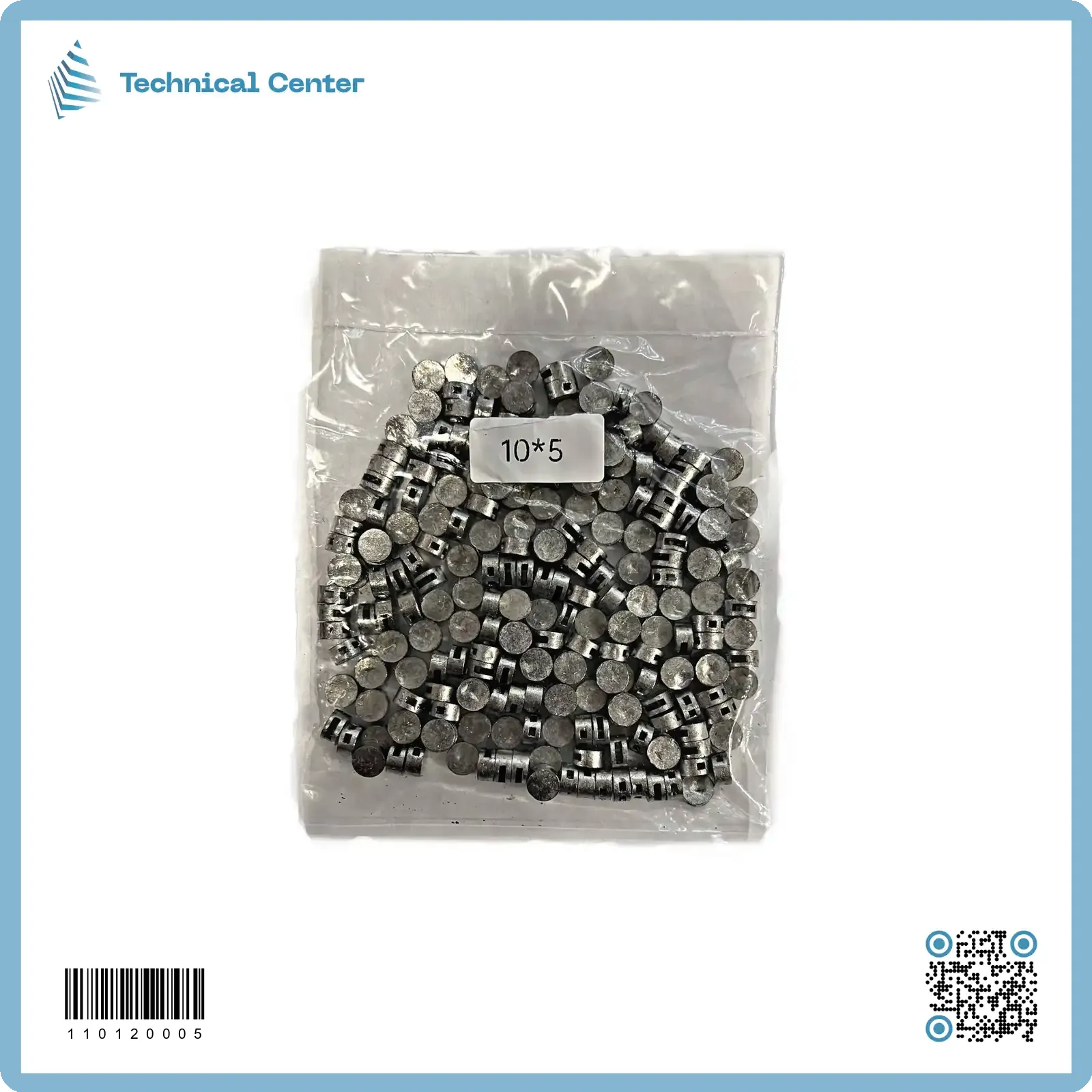 ختم رصاصmm(10x5)(كيس500غم)