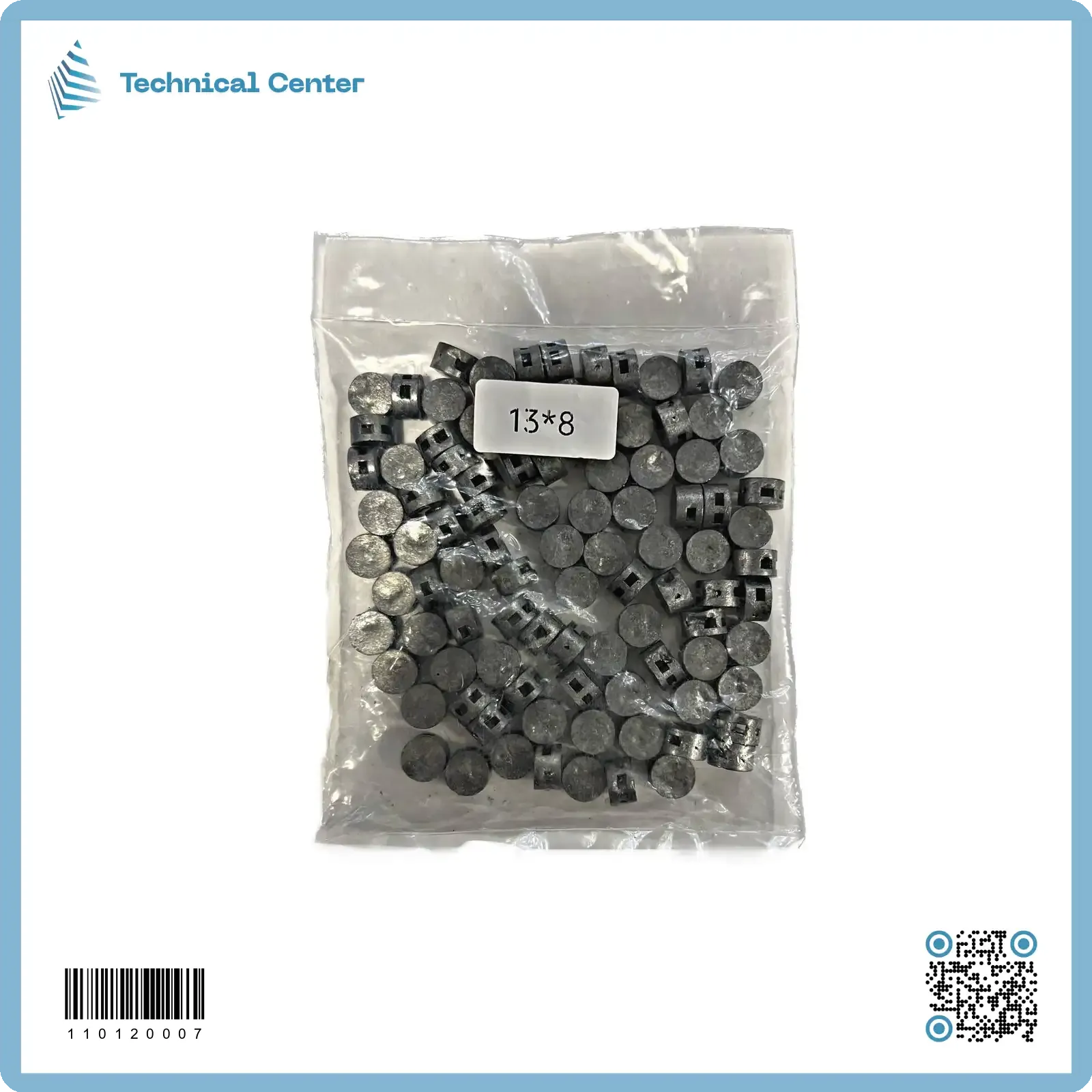 ختم رصاصmm(13x8)(كيس500غم)