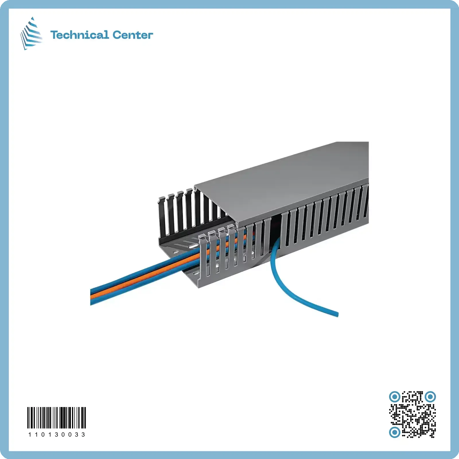 تري كيبل محزز لاصق mm(100X60) (2m)
