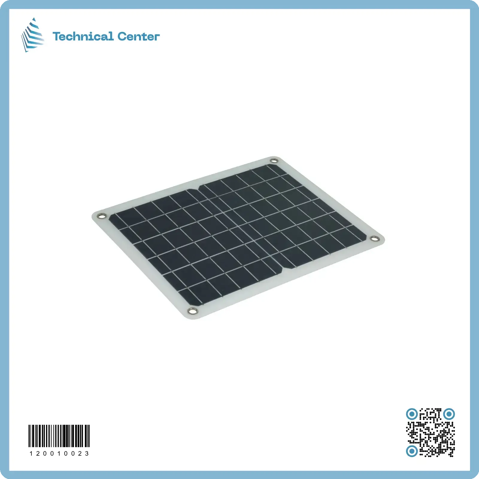 لوح شمسي (24X36)cm(10W-18V)