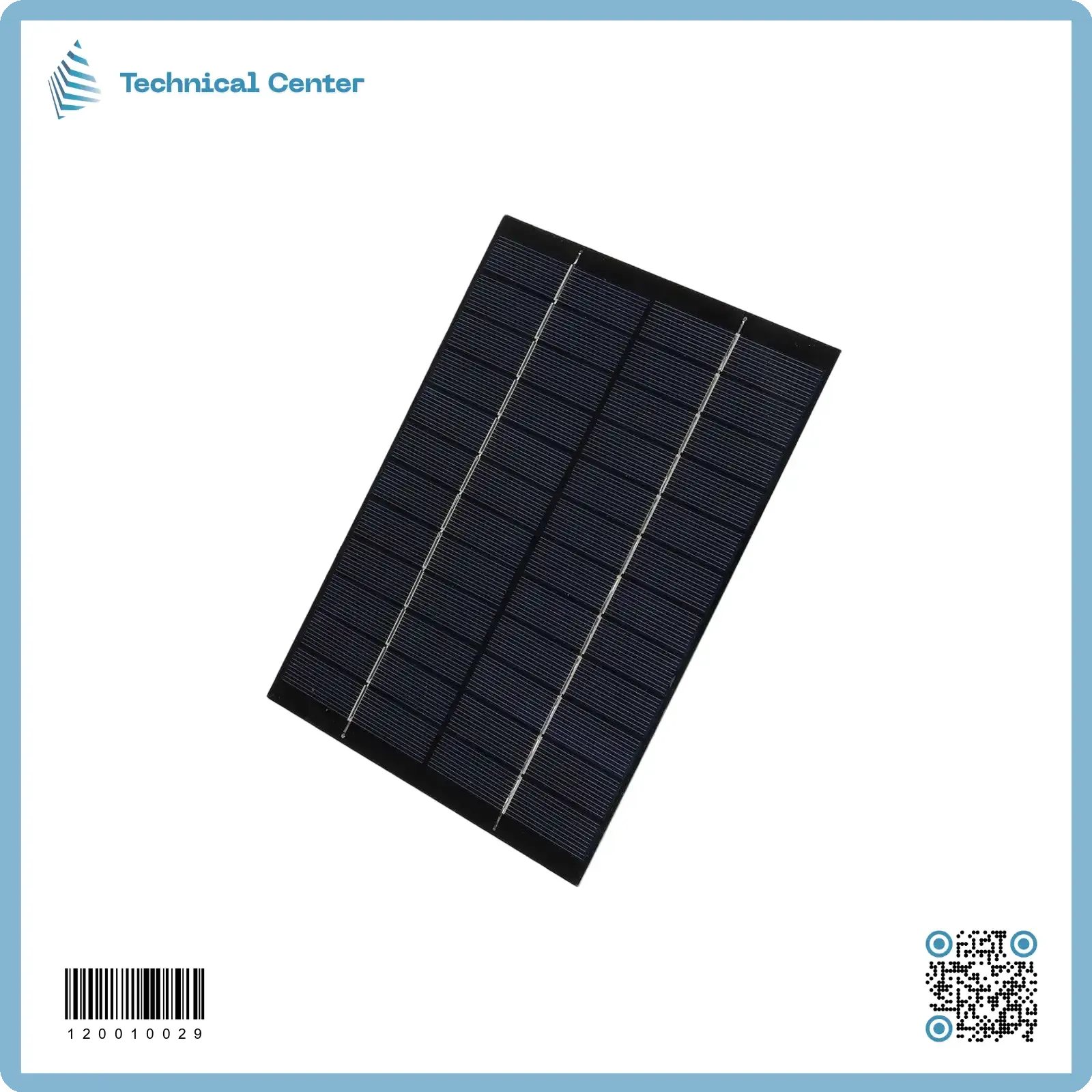 لوح شمسي (16.5X16.5)cm(4.2W-5V)