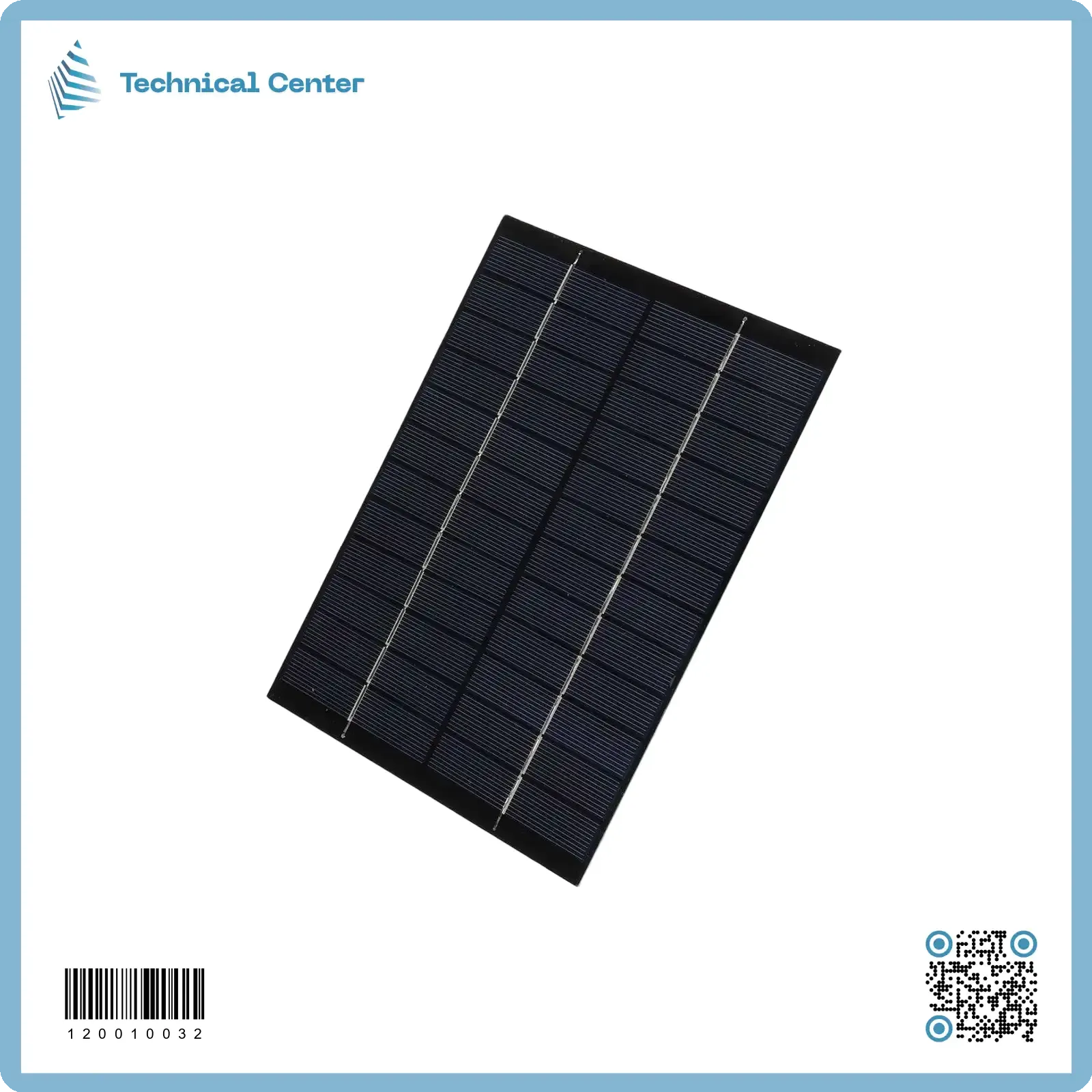 لوح تجارب شمسي (5.5X5.5)cm(0.24W-4V)