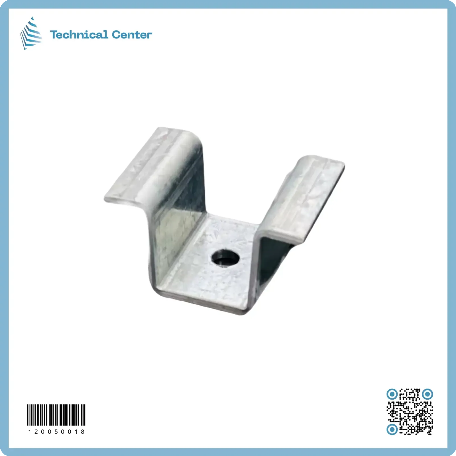 ماسكة الواح ط ش وسطية 3mm (U-4cm)