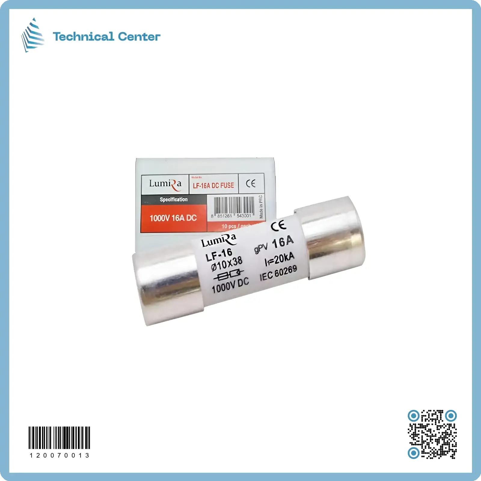 فيوز  ( 1000V-DC-16A)