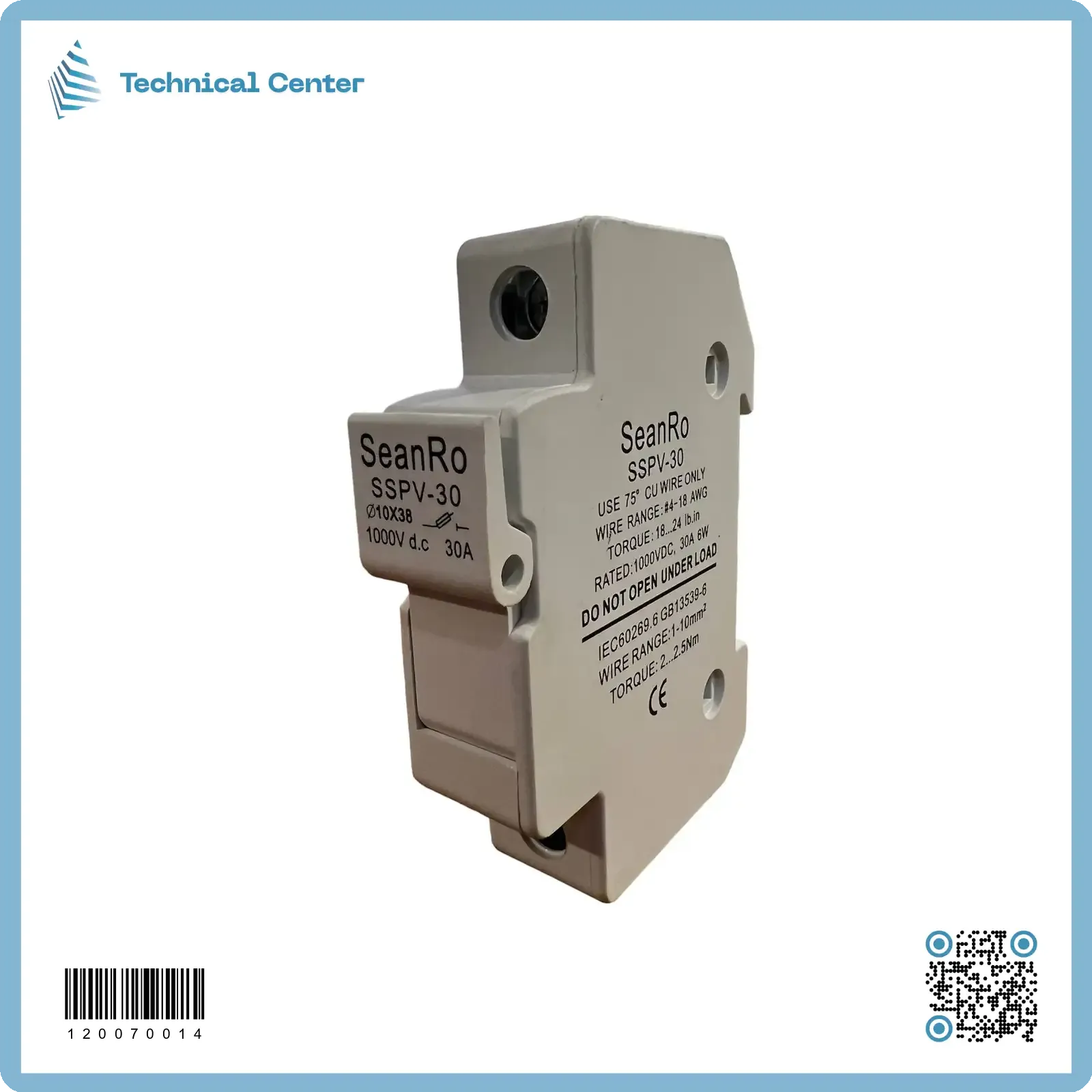 قاعدة فيوز احادي(DC-1P)