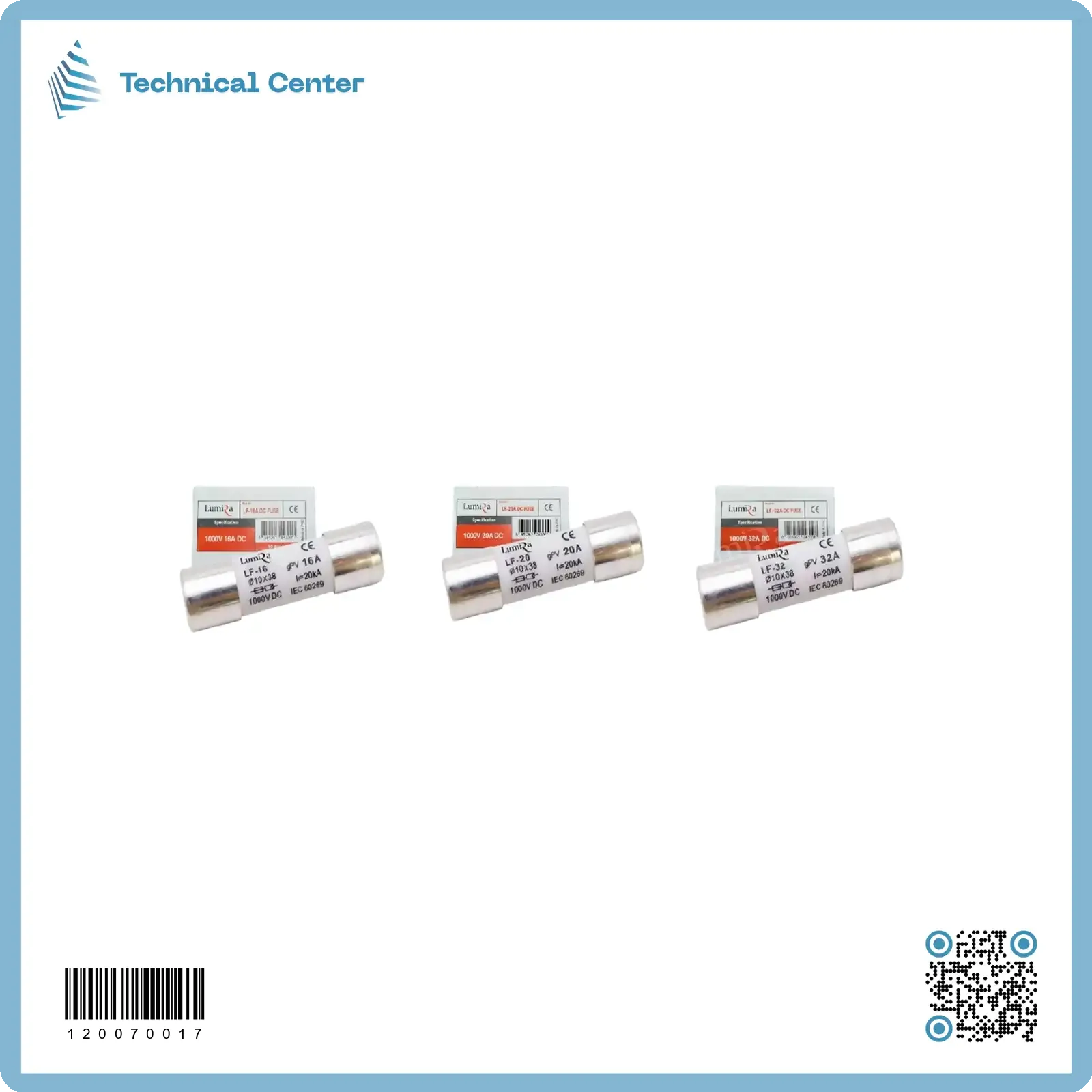 فيوز  ( 1000V-DC-32A)