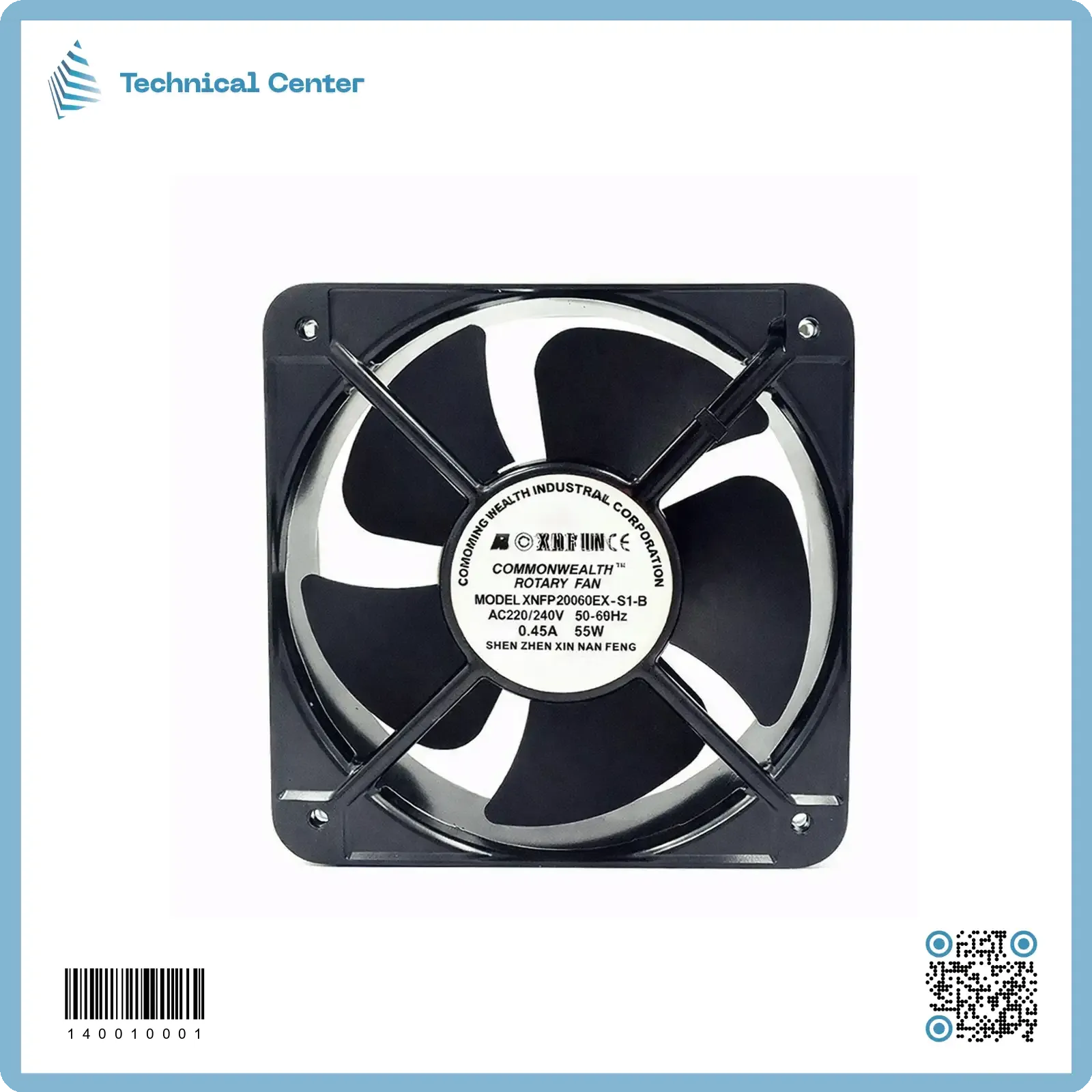 مروحة (220V-AC)mm(200X200X60)