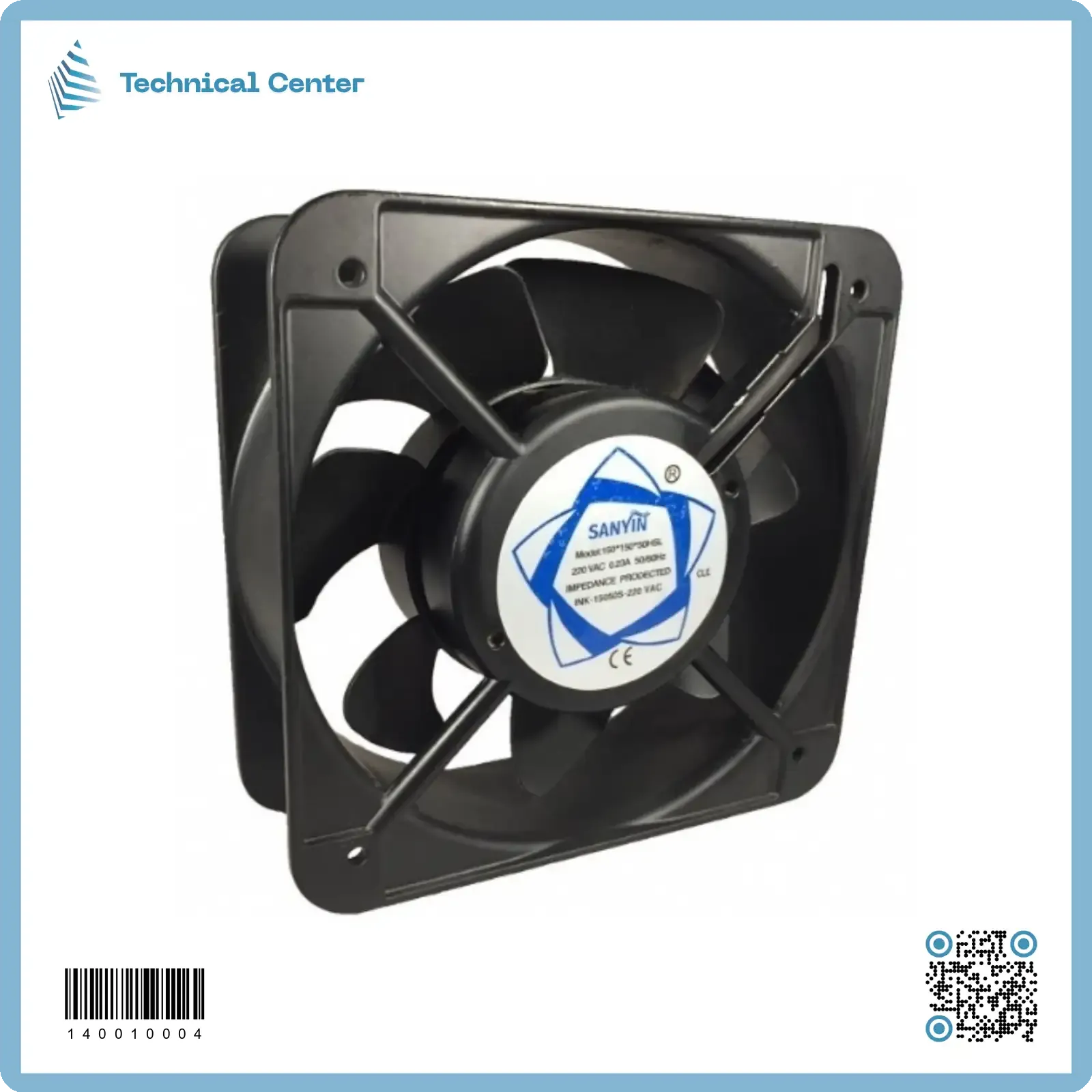 مروحة (220V-AC)mm(150X150X50)