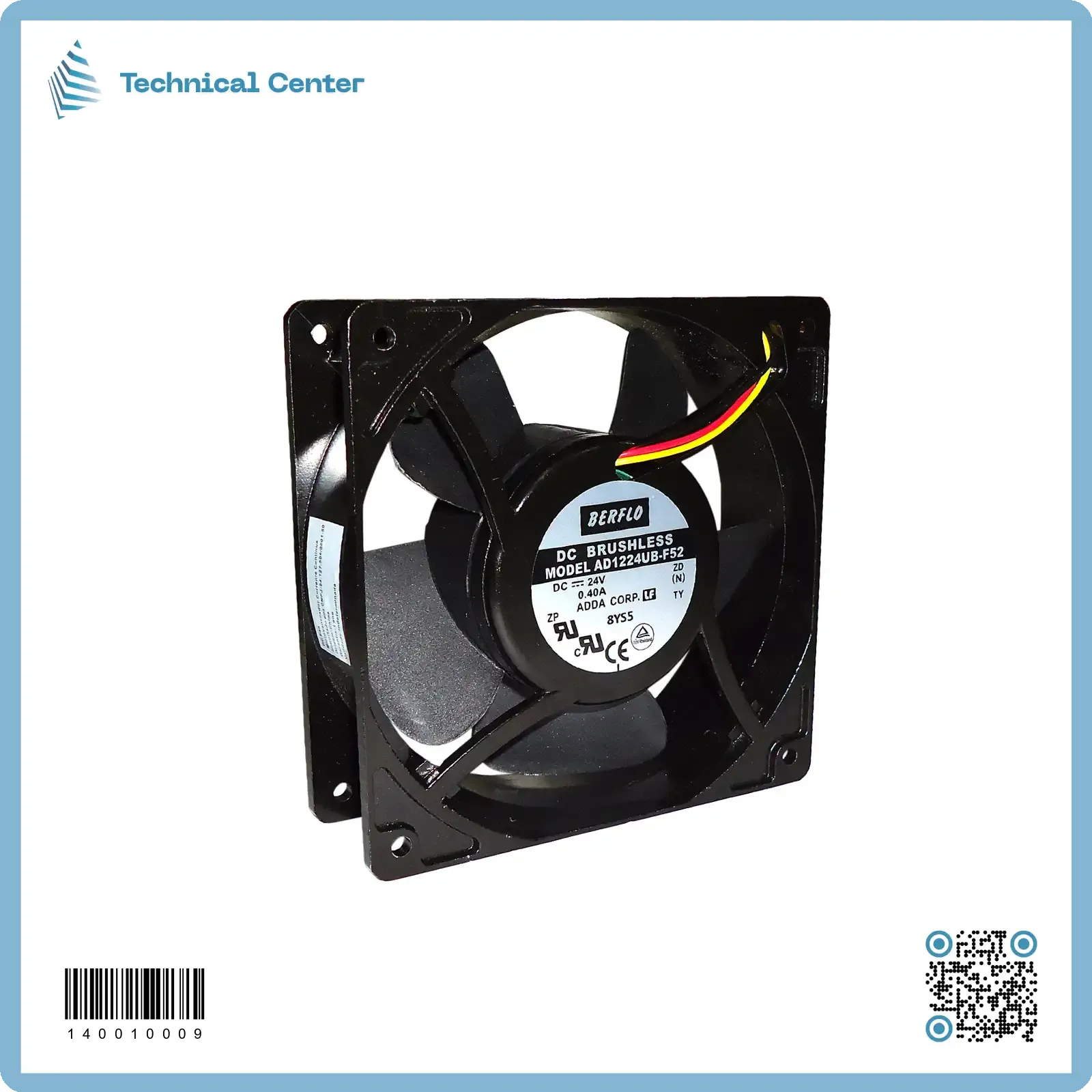 مروحة (24V-DC)mm(120X120X24)