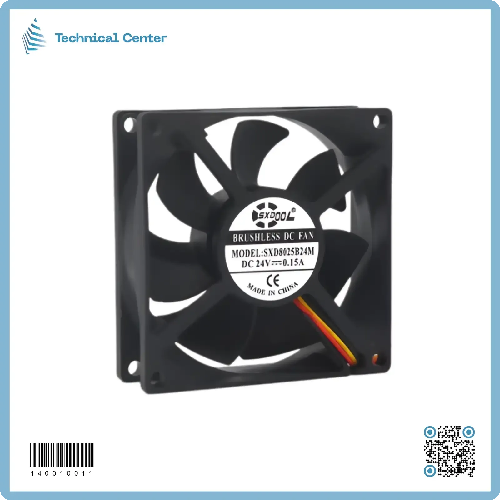 مروحة (24V-DC)mm(80X80X24)