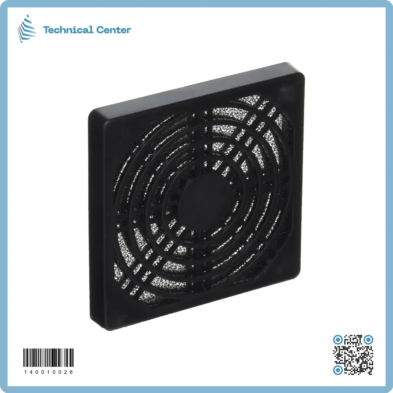 فلتر مروحة  (15X15)cm اسود