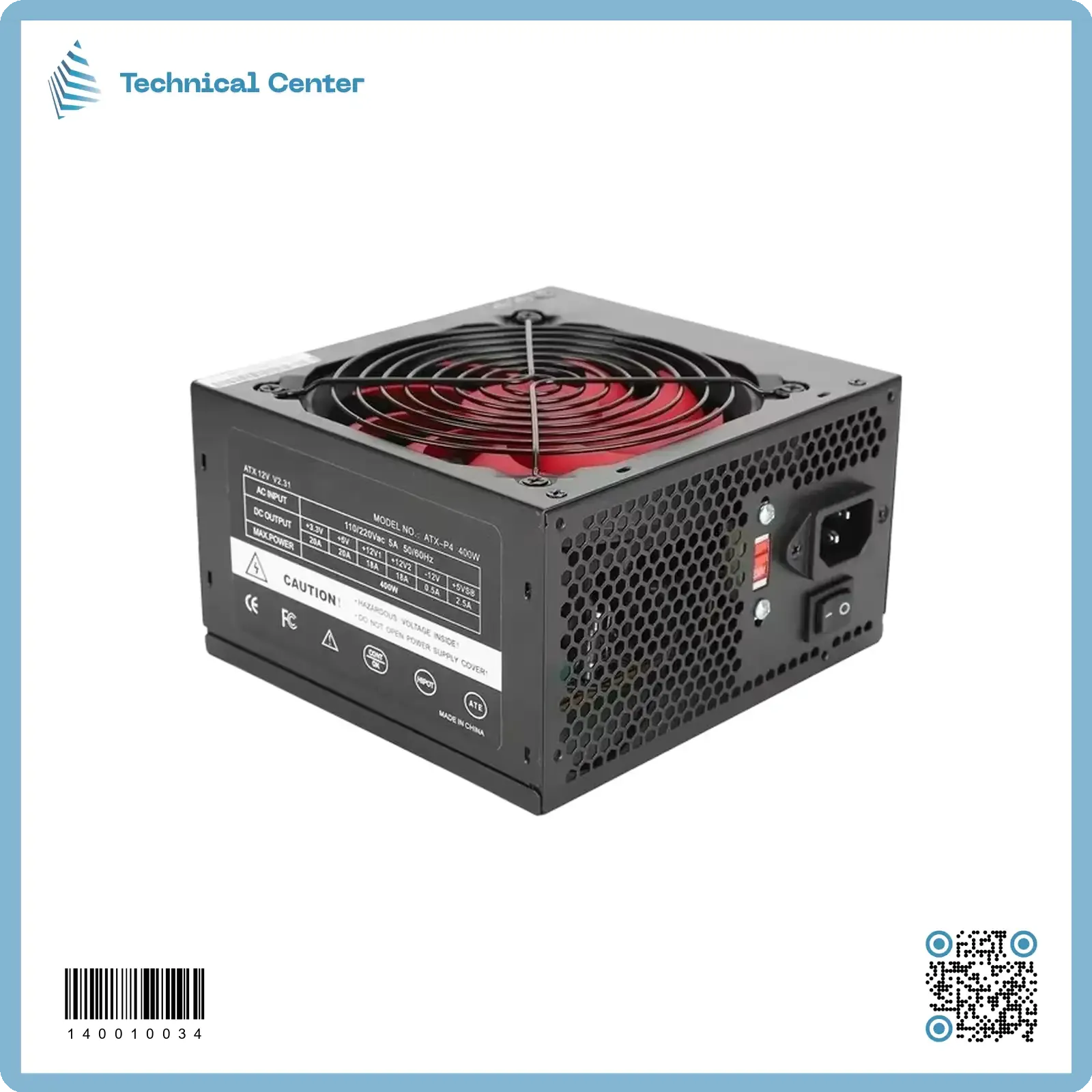 مروحة (12V-DC)mm(120X120X24)+ بوكس