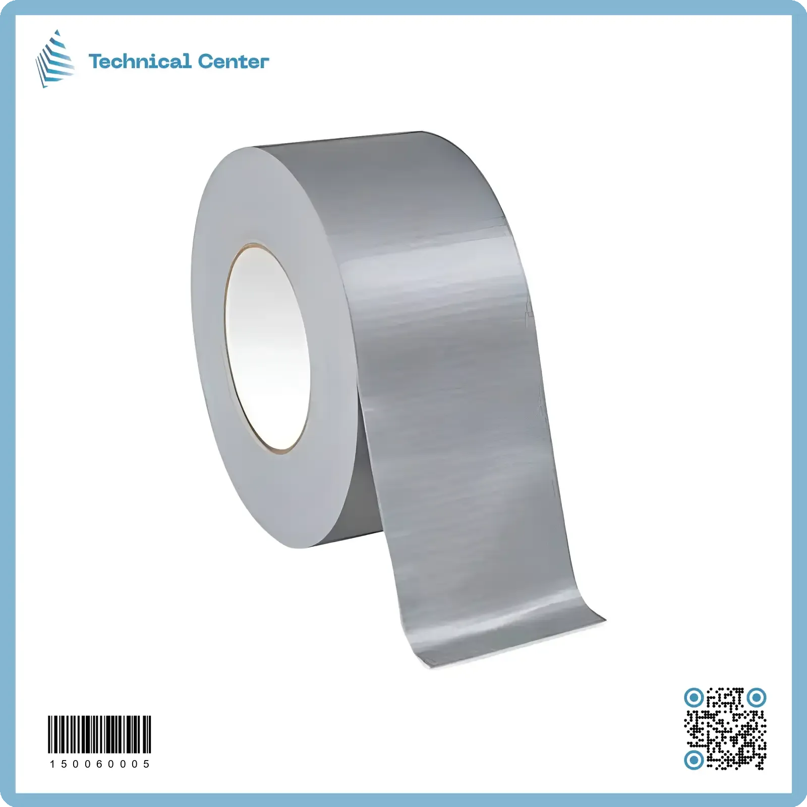 تيب مسلح رصاصي(cloth tape)(48mmX50y)