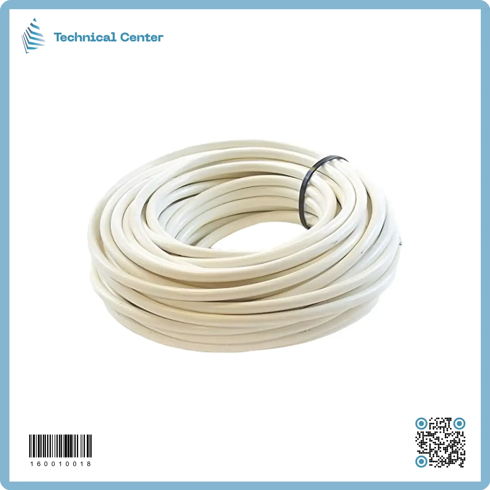 كيبل ابيض شعري(2X4mm2) (م)