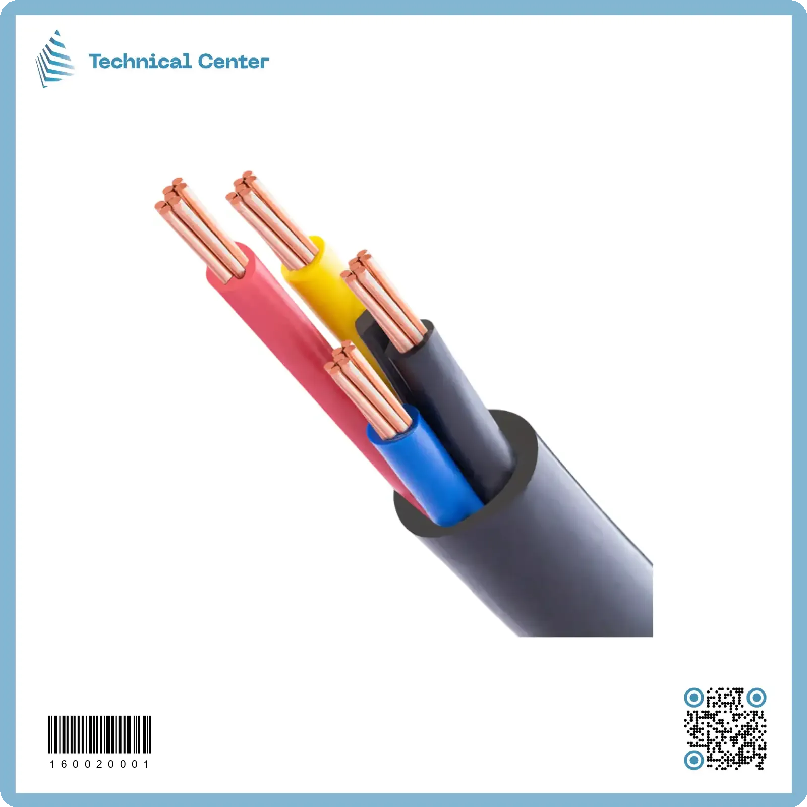 كيبل اسود مكذول(4X10mm2) (م)