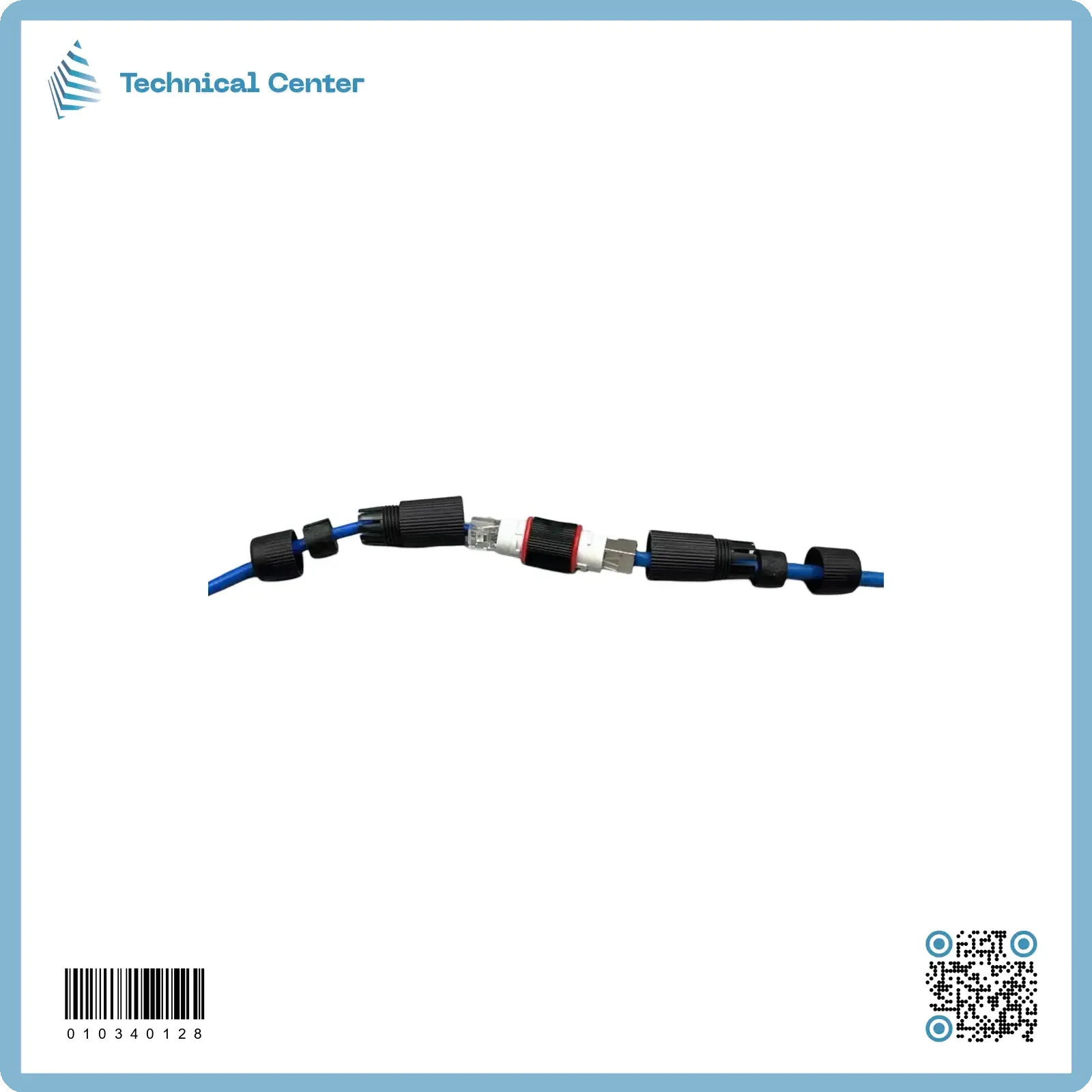 فيشة توصيل نت خارجية مطرية (RJ45 Coupler)