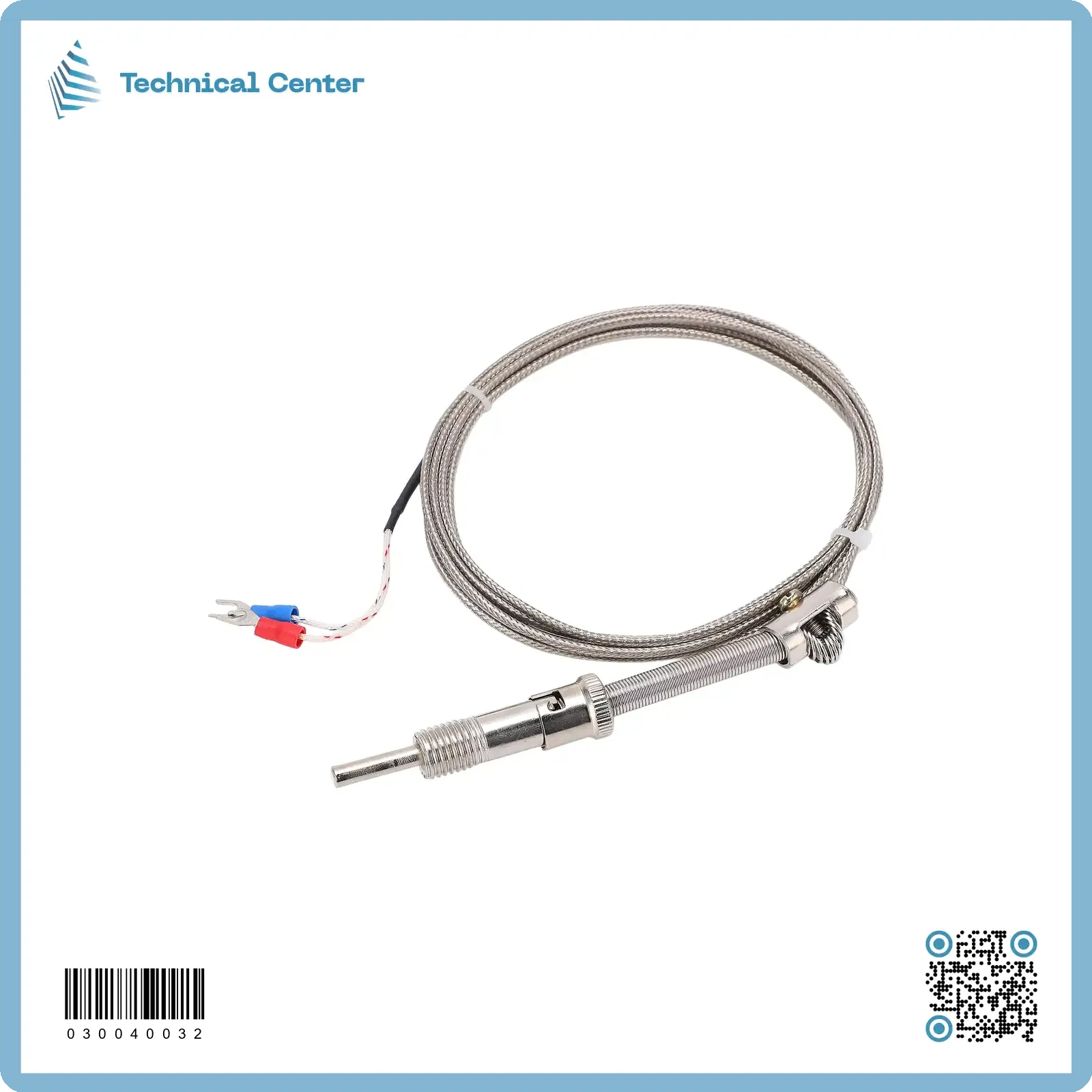 ثرموكبل فيشة سبرنك(-100C-420C)(PT100-WZPT-01)(42mm)