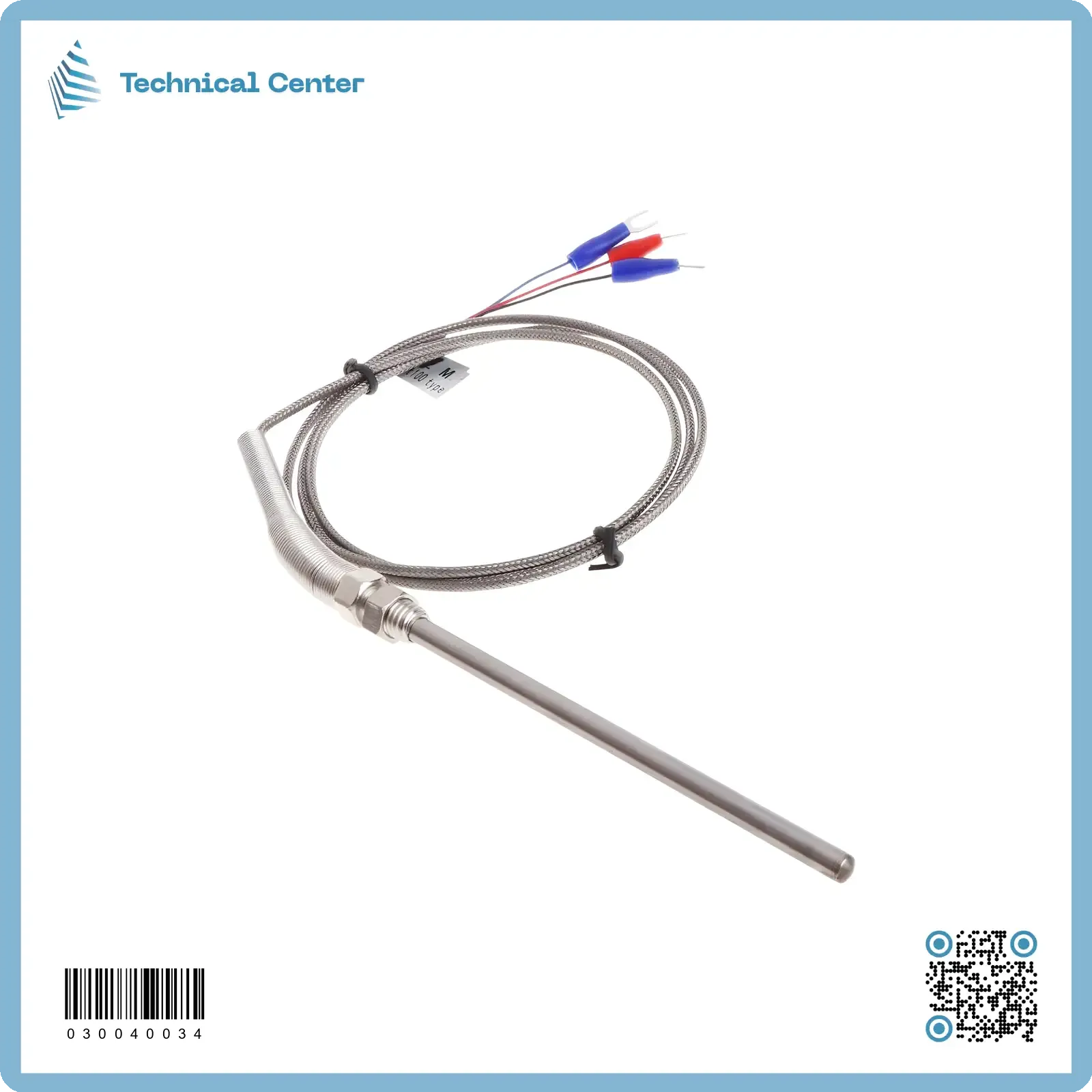 ثرموكبل سبرنك(-200C-420C)(PT100-WZPT-187)(100mm)