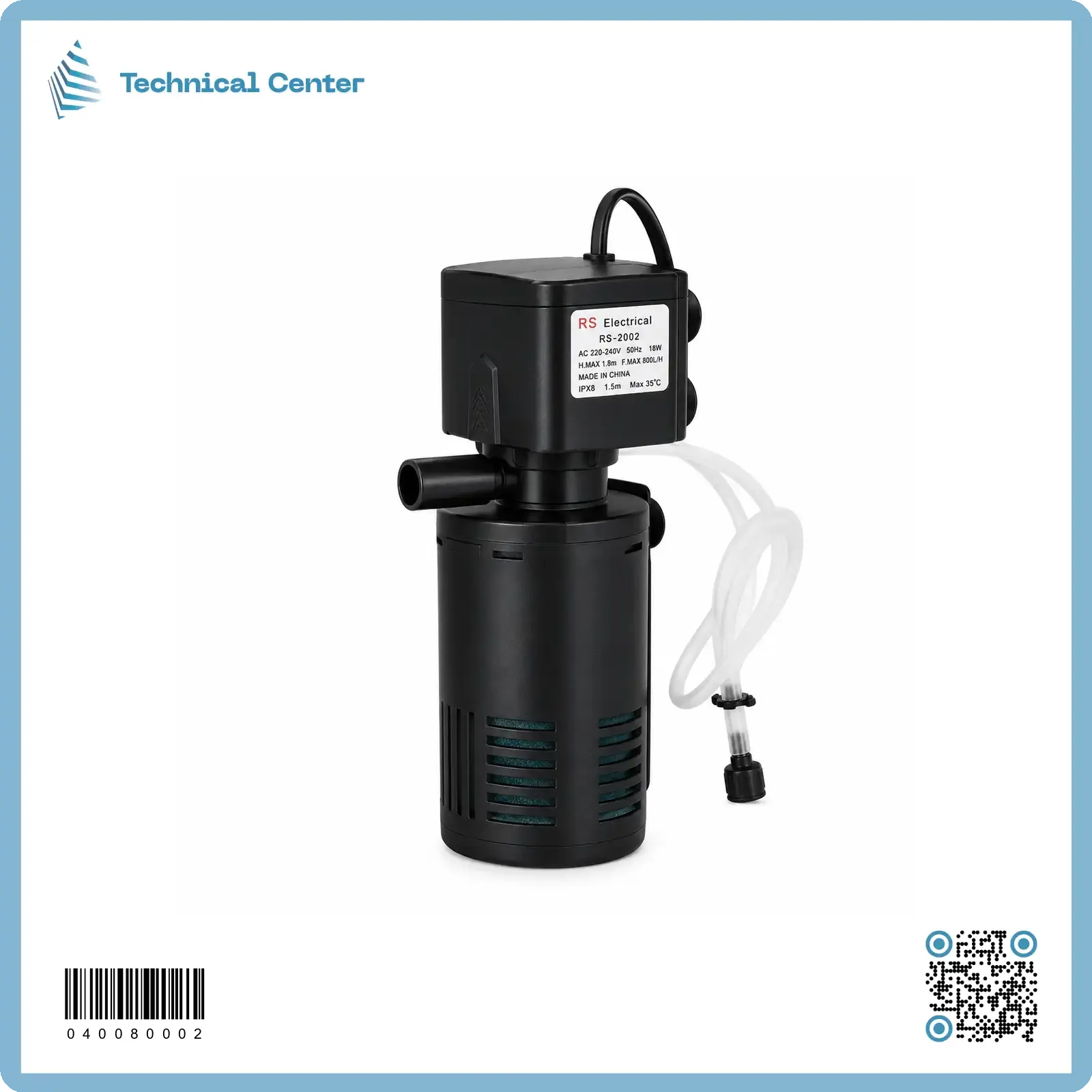 فلتر اسماك (RS-2002)(18W)