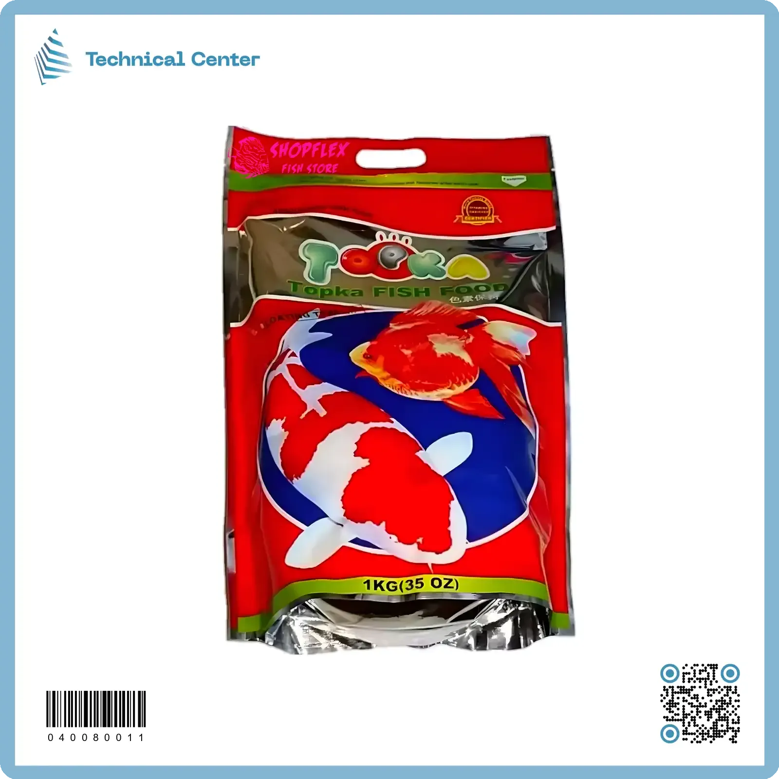 علف اسماك(100gr)(TOPKA)