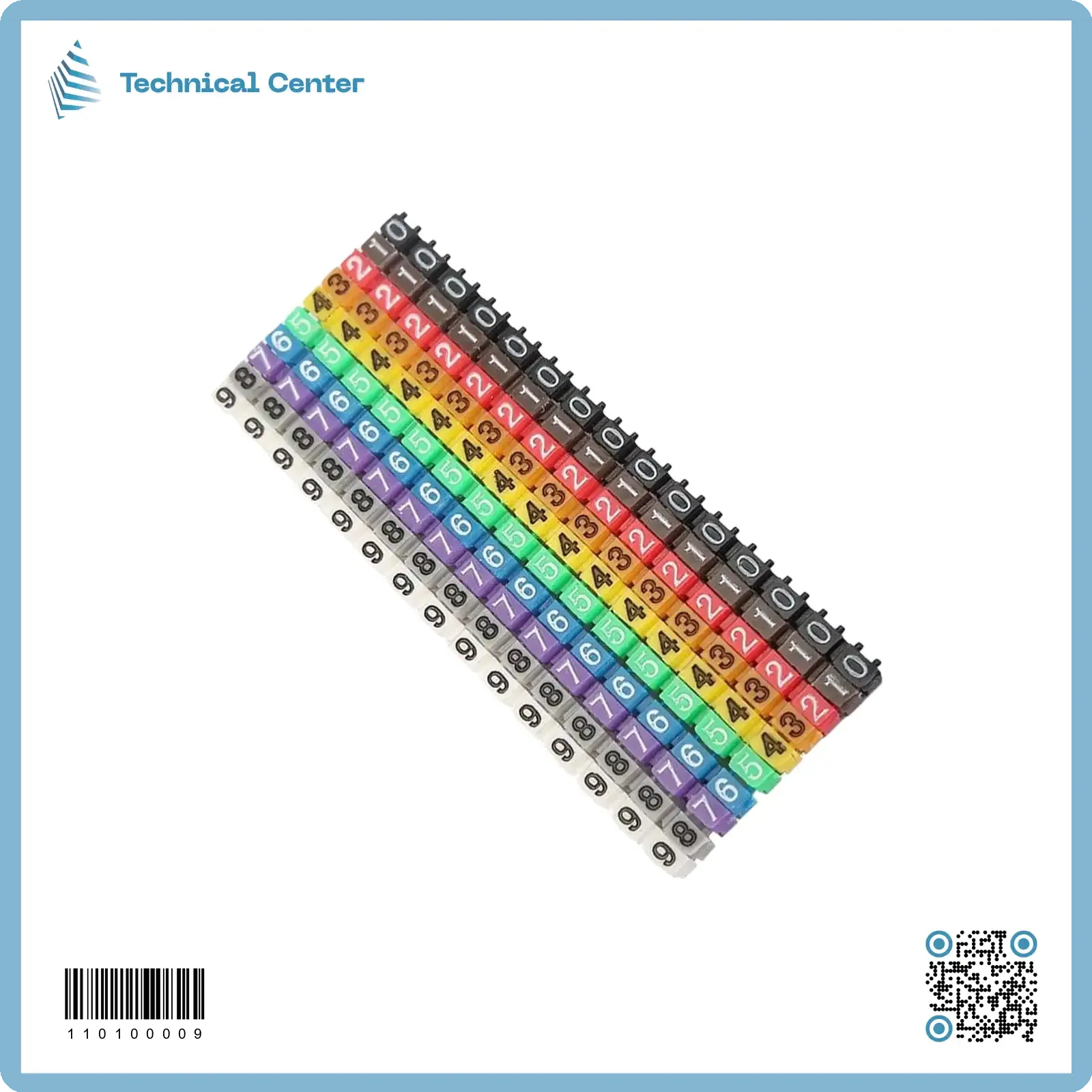 سيت ارقام ملونة (1.5mm)