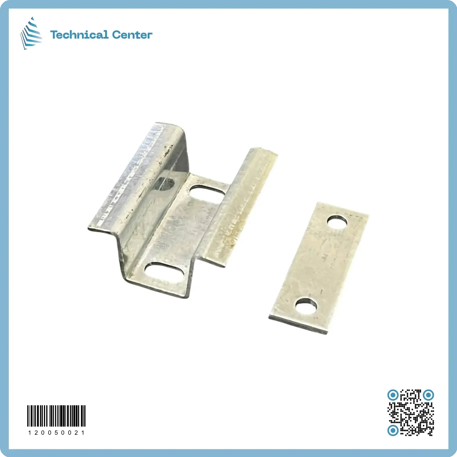 ماسكة الواح ط ش وسطية 2 قطعة2mm (U-7cm)